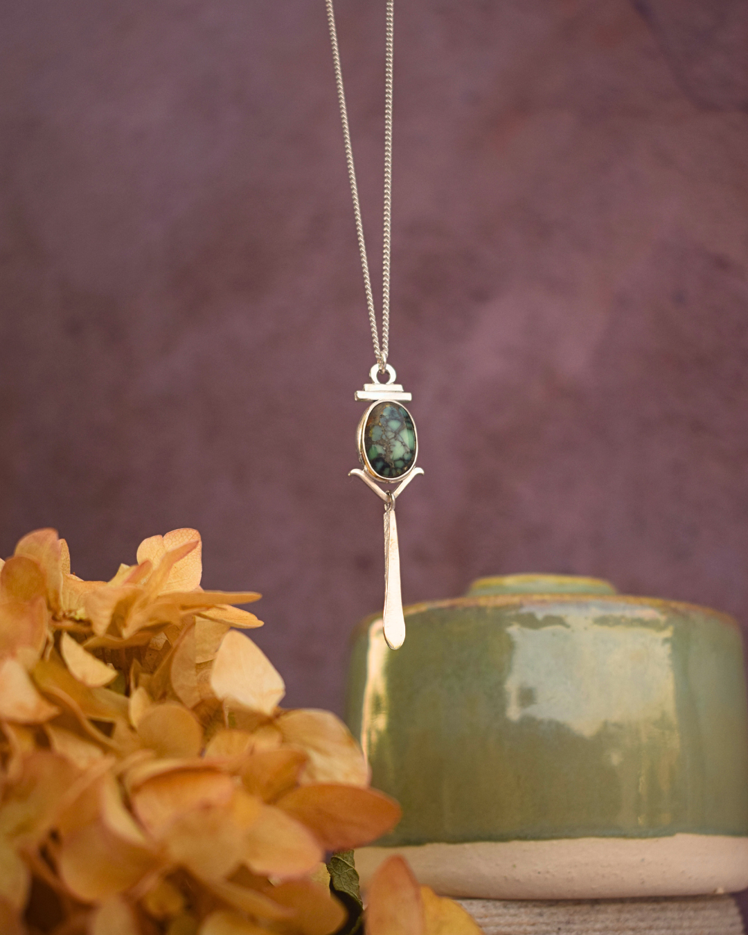 Sacred Light Necklace - New Lander Variscite 1