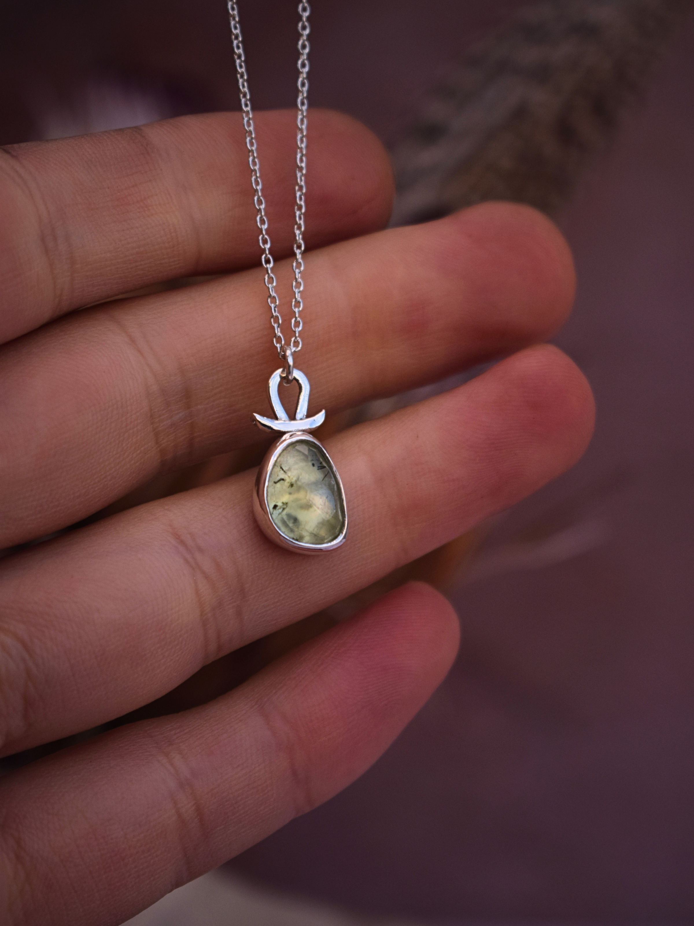 First Light Necklace | Prehnite