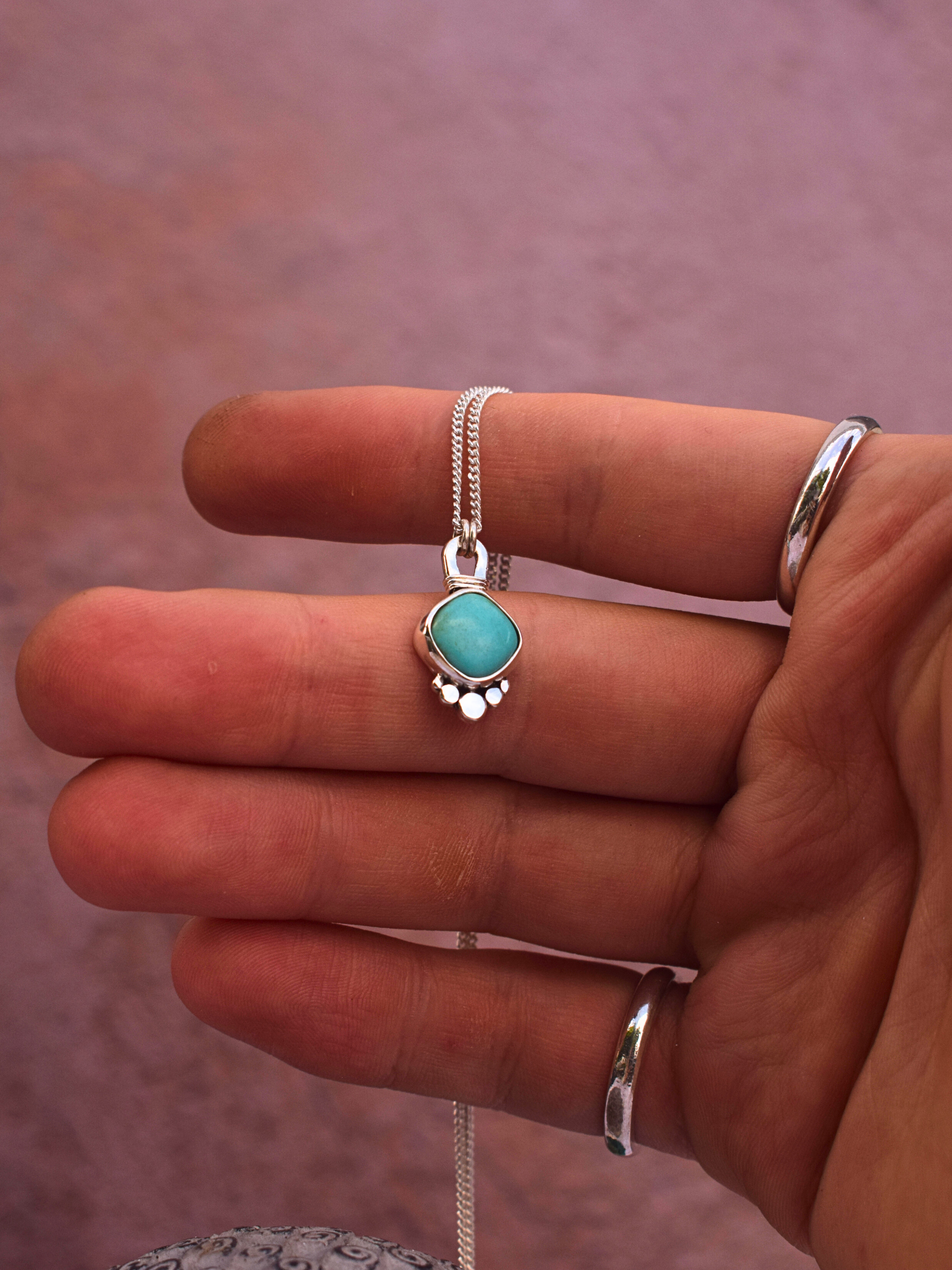 Cove Pendant - Emerald Valley Turquoise