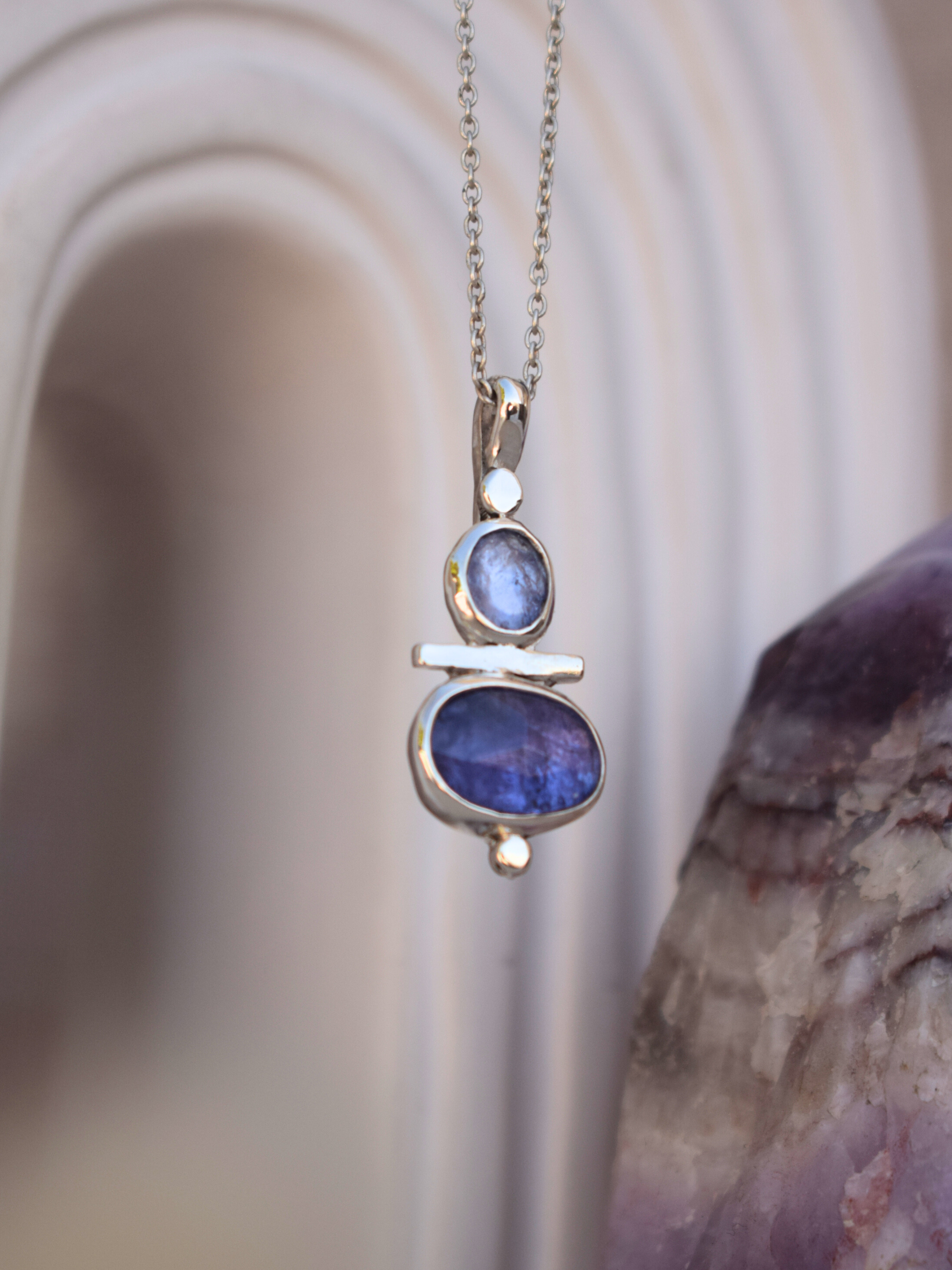 Duality Pendant - Tanzanite 2