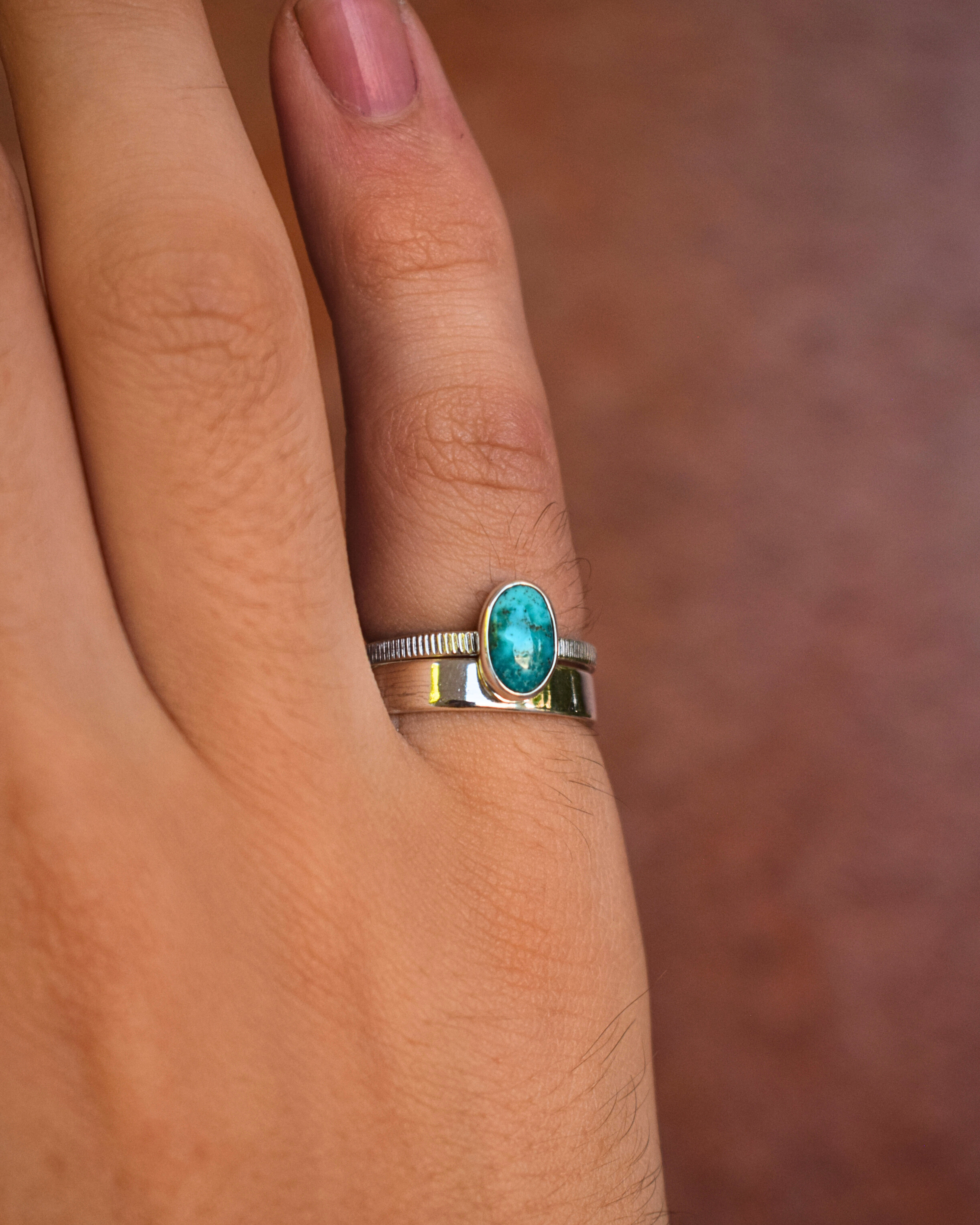 The Devotion Ring — Carico Lake Turquoise