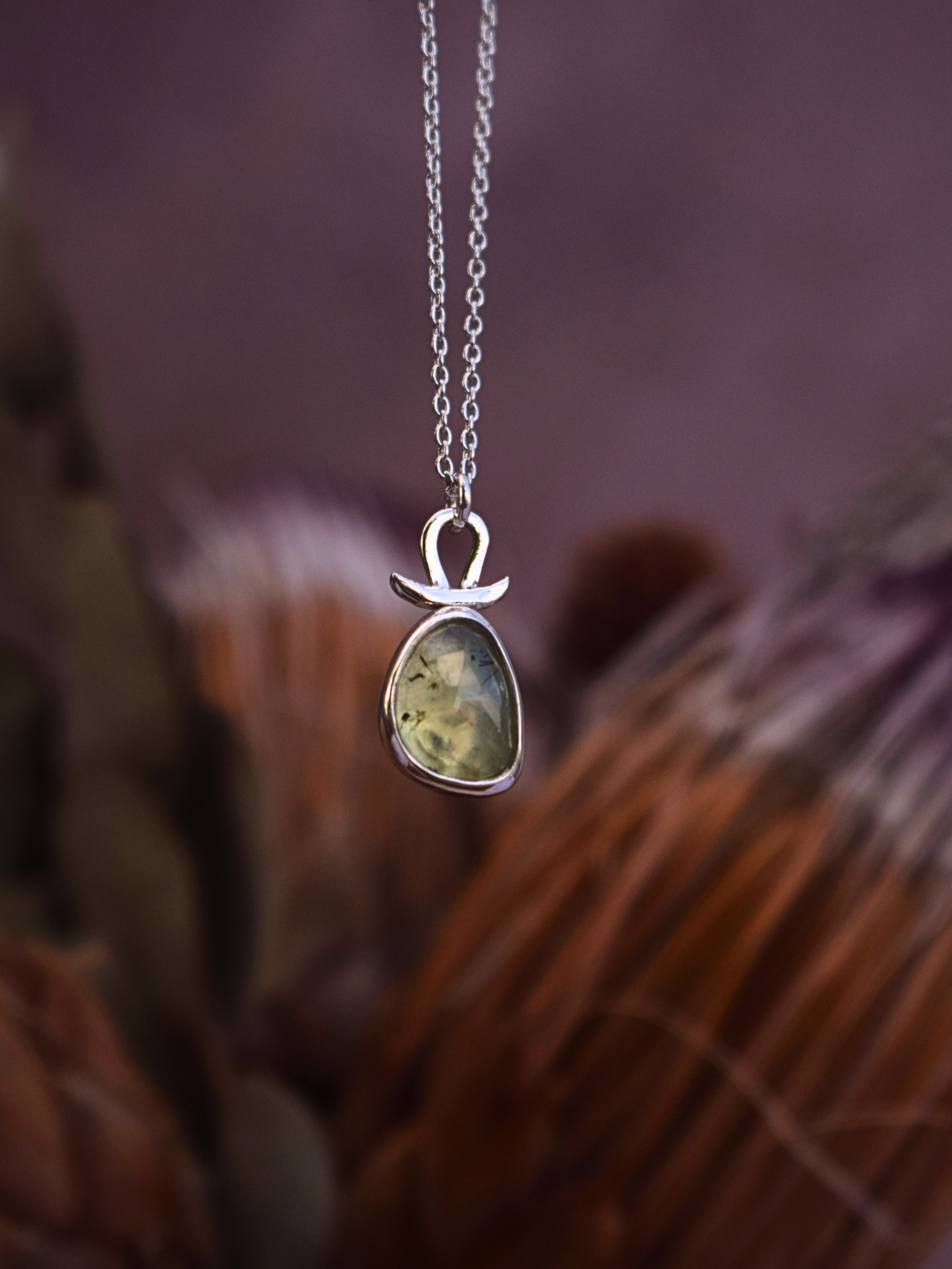 First Light Necklace | Prehnite