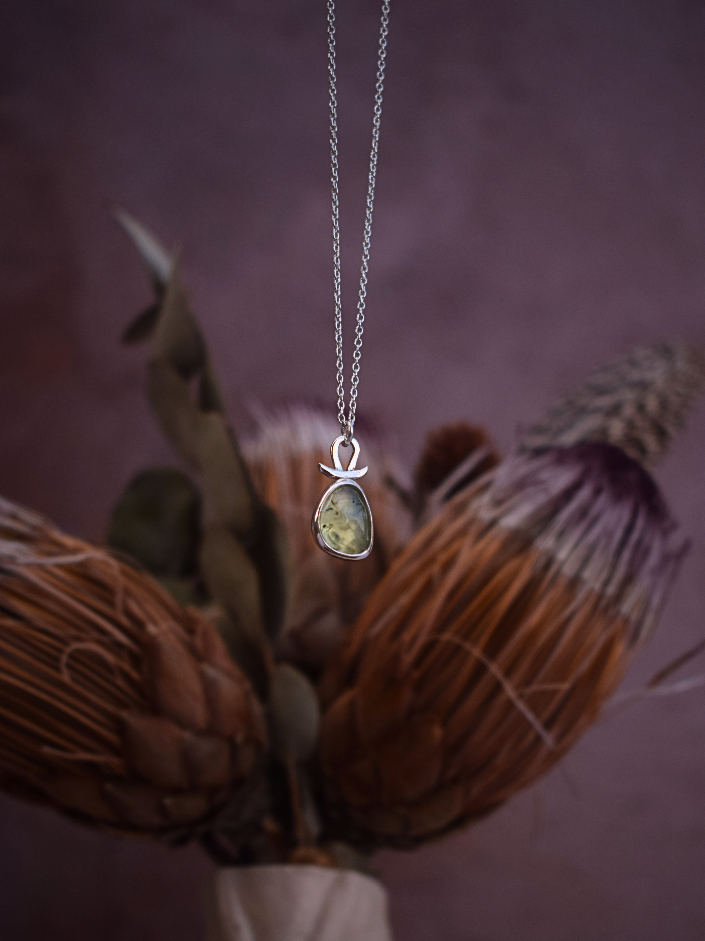 First Light Necklace | Prehnite
