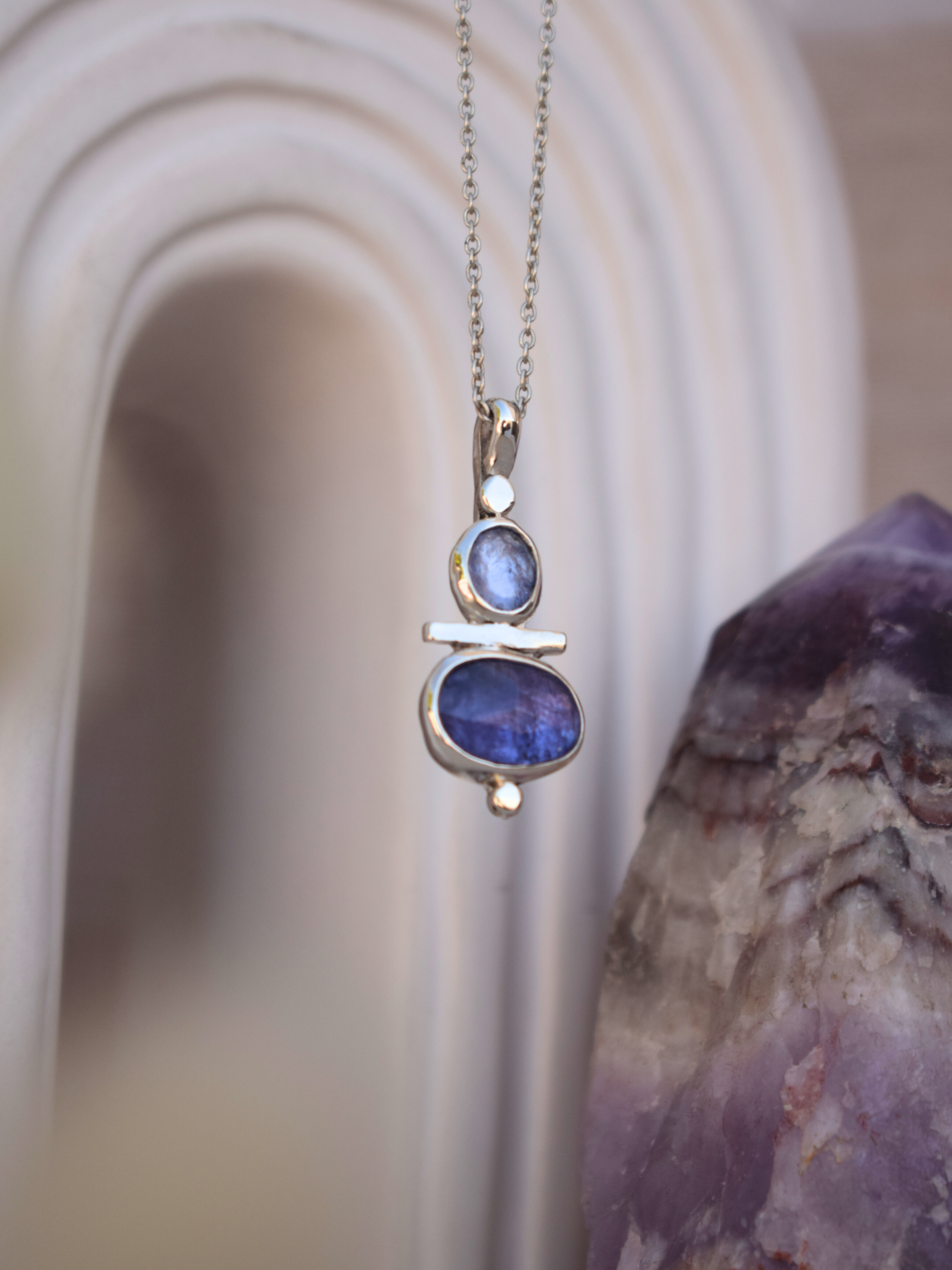Duality Pendant - Tanzanite 2