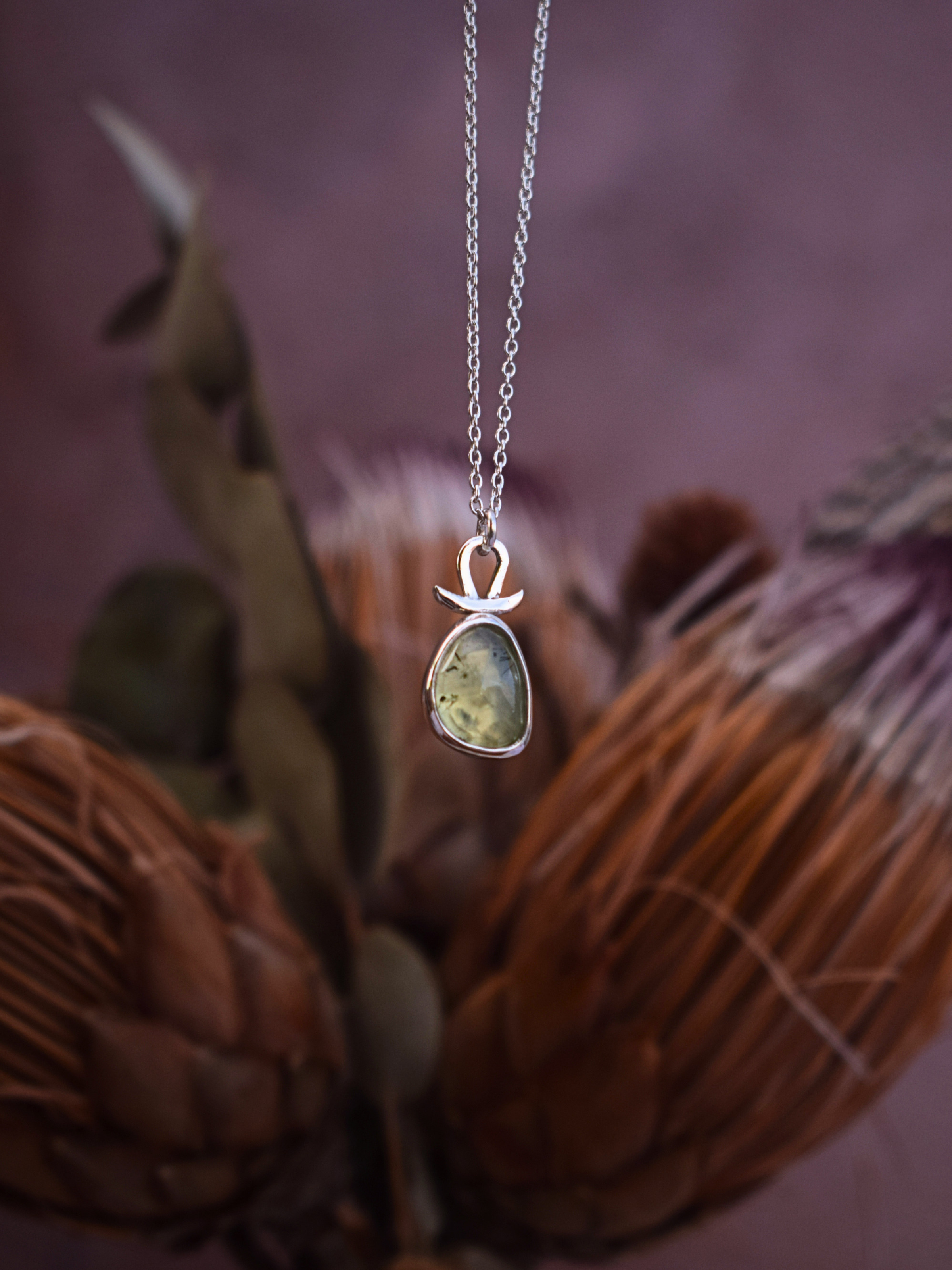 First Light Necklace | Prehnite
