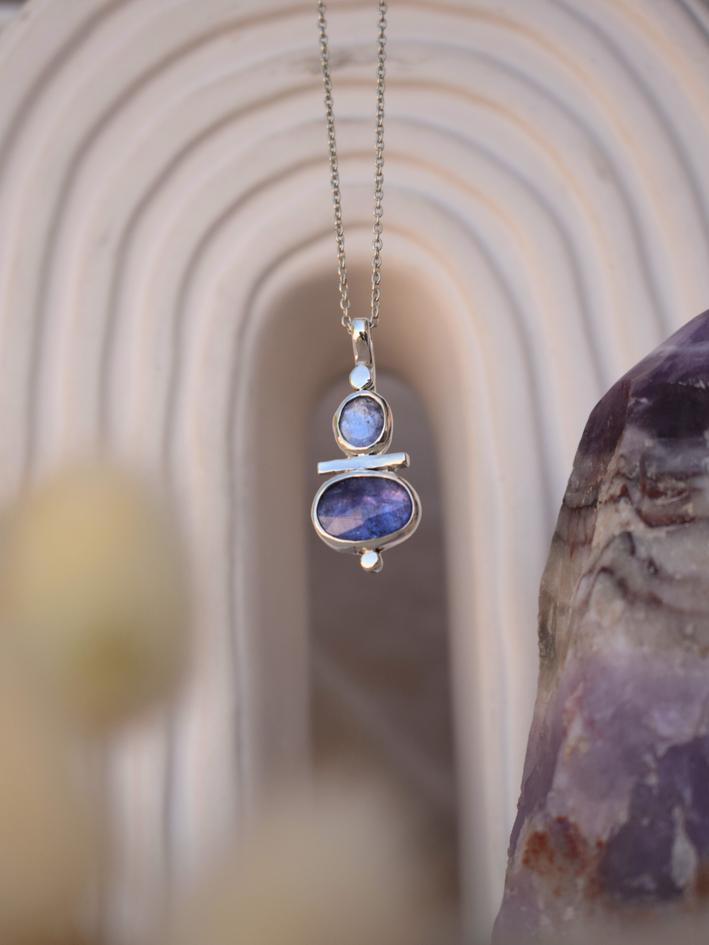 Duality Pendant - Tanzanite 2