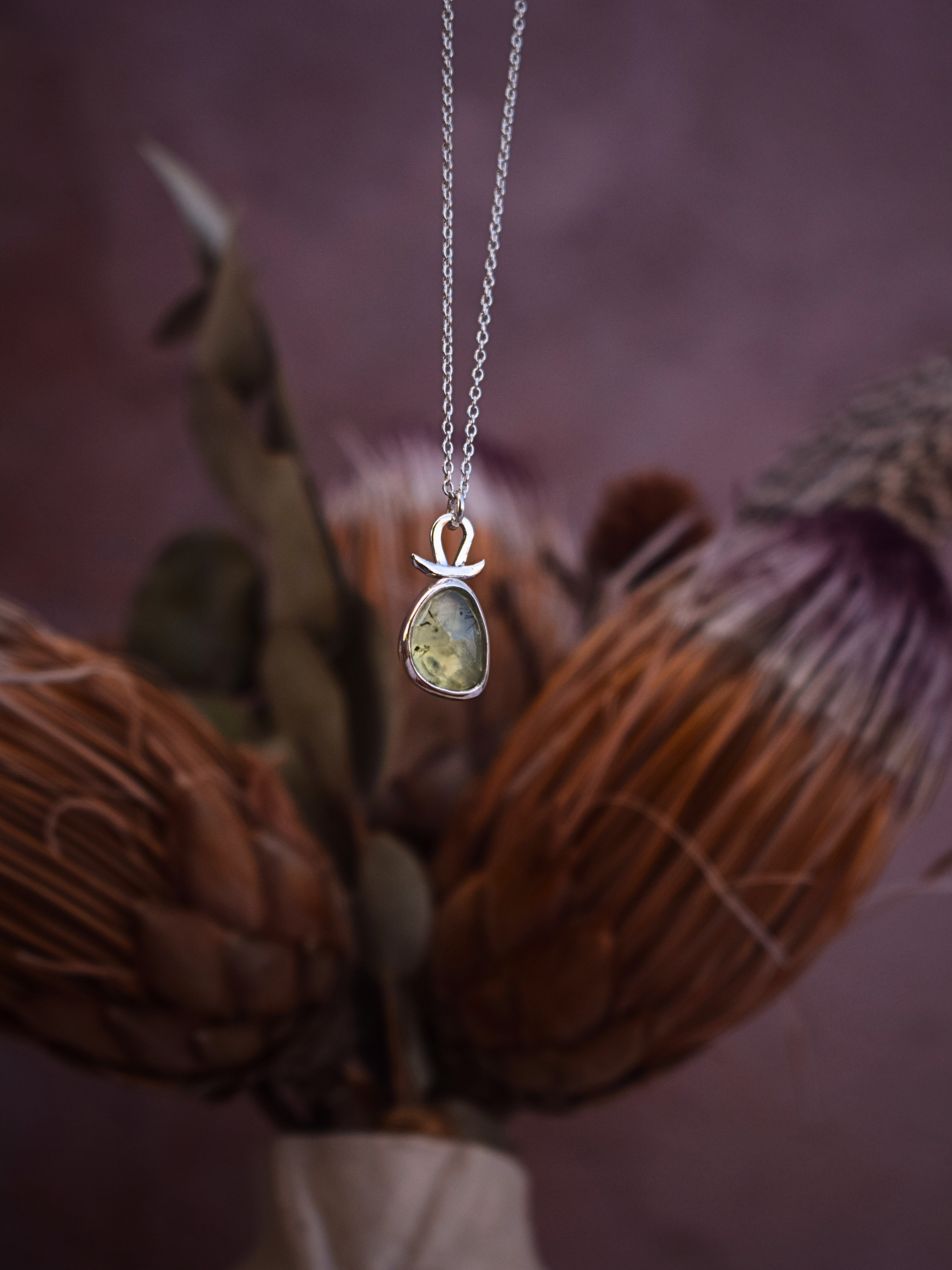 First Light Necklace | Prehnite