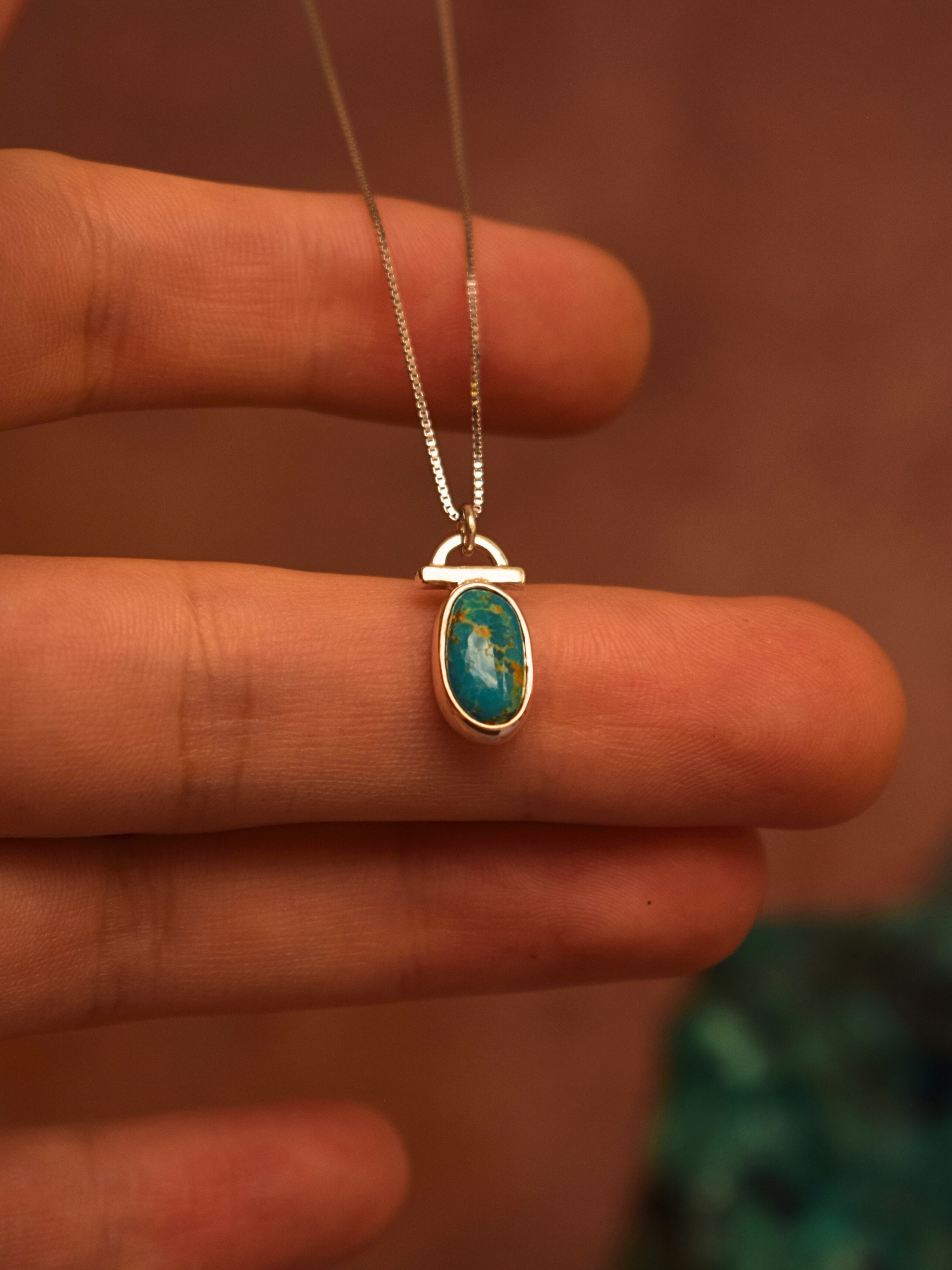 Nurture Pendant - Carico Lake Turquoise