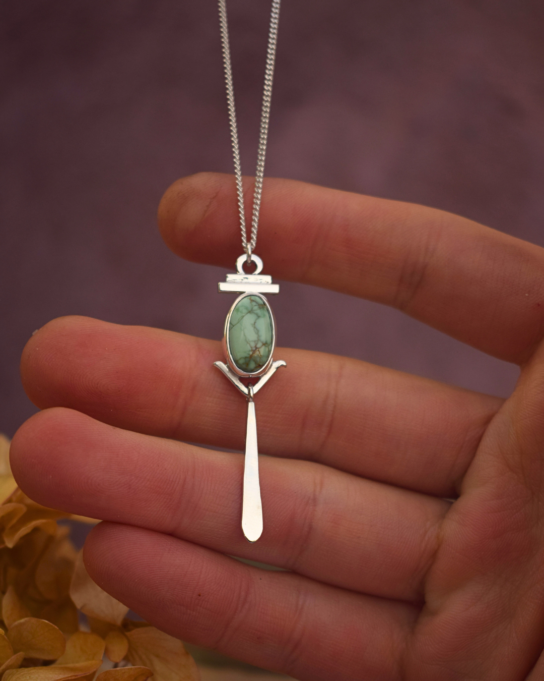 Sacred Light Necklace - New Lander Variscite 2