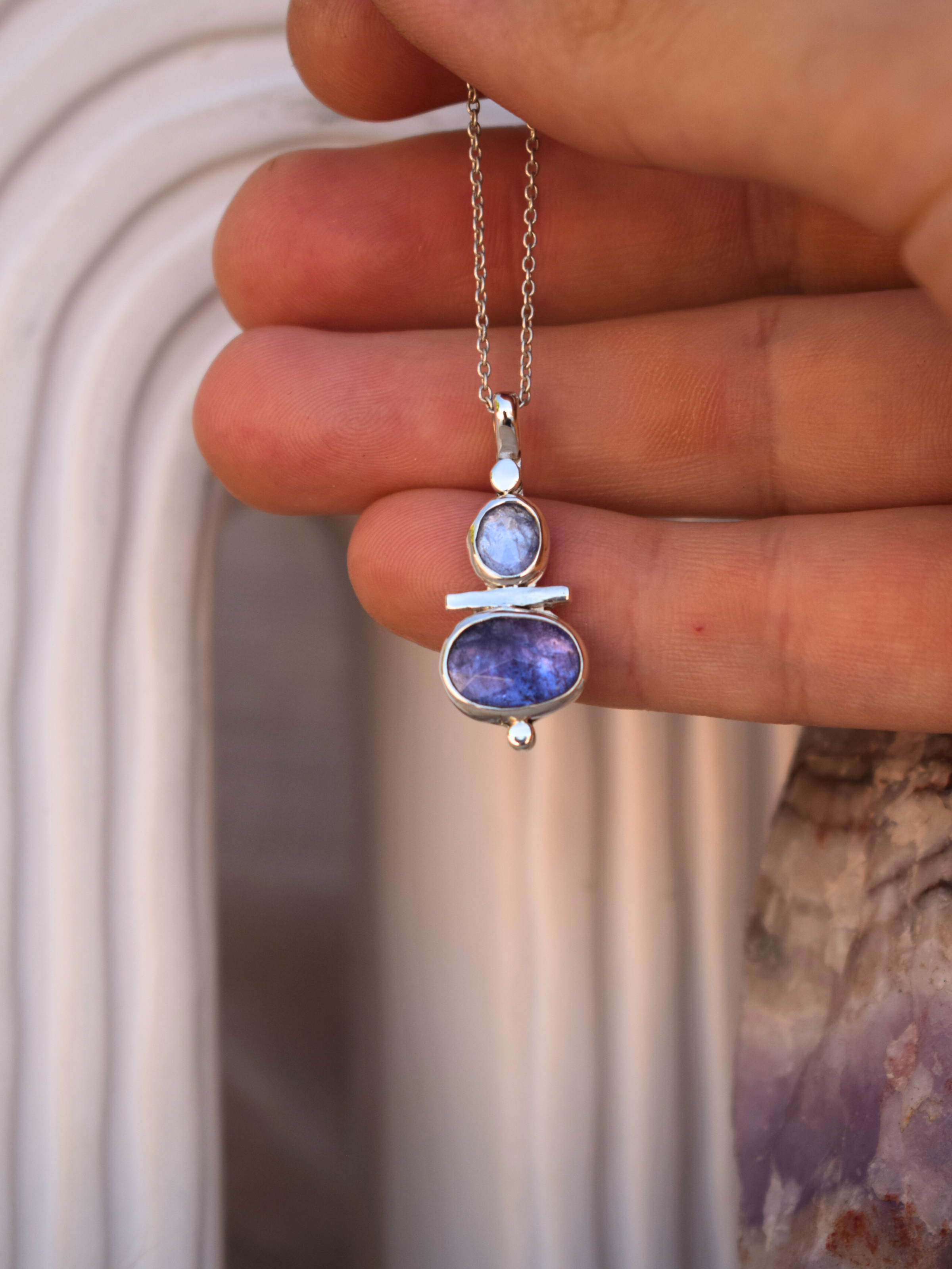 Duality Pendant - Tanzanite 2