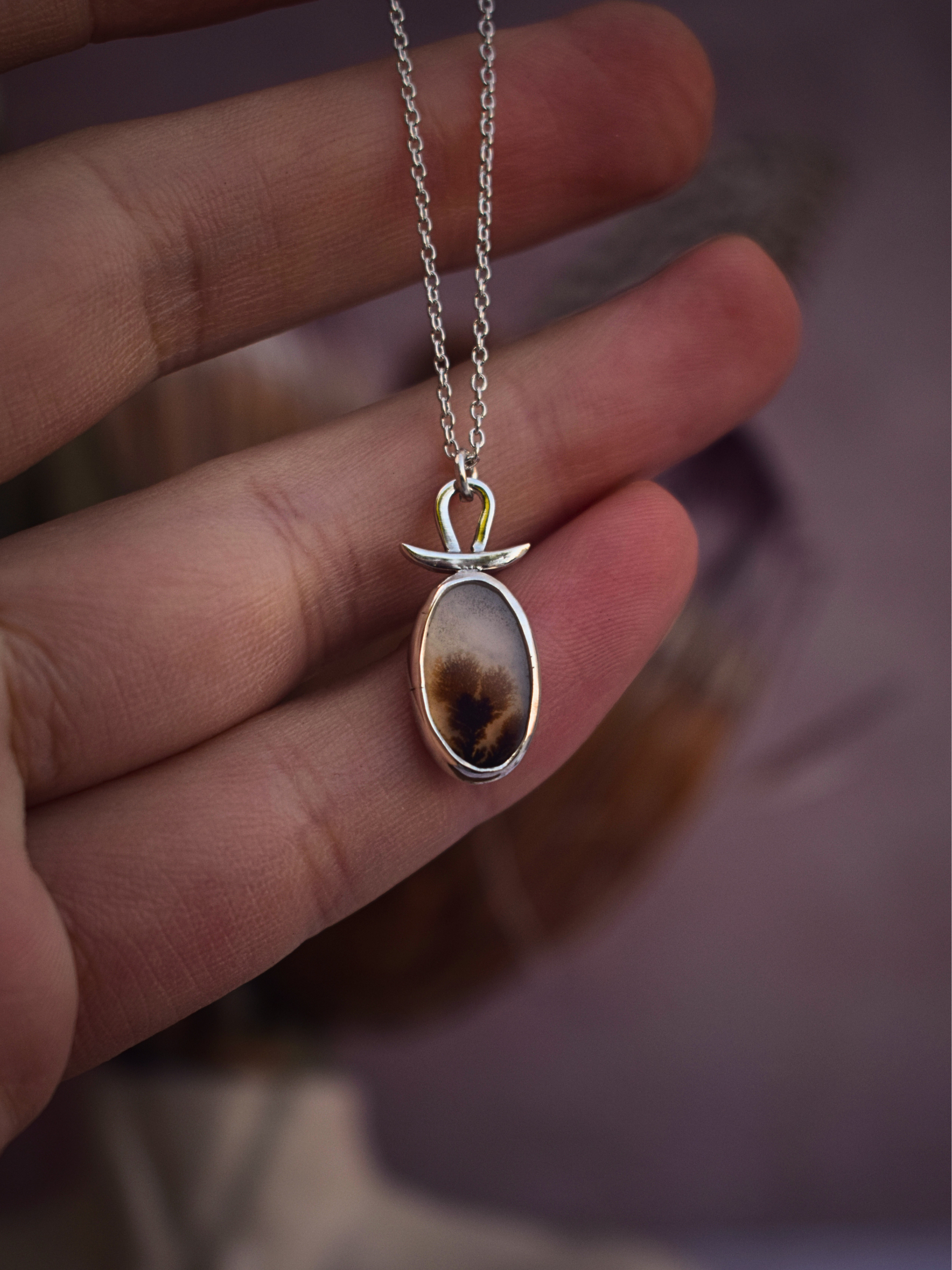 First Light Necklace | Dendritic Agate