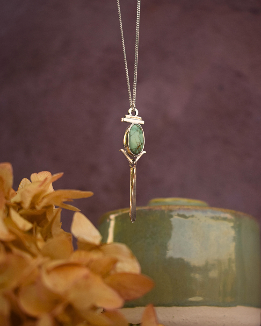 Sacred Light Necklace - New Lander Variscite 2
