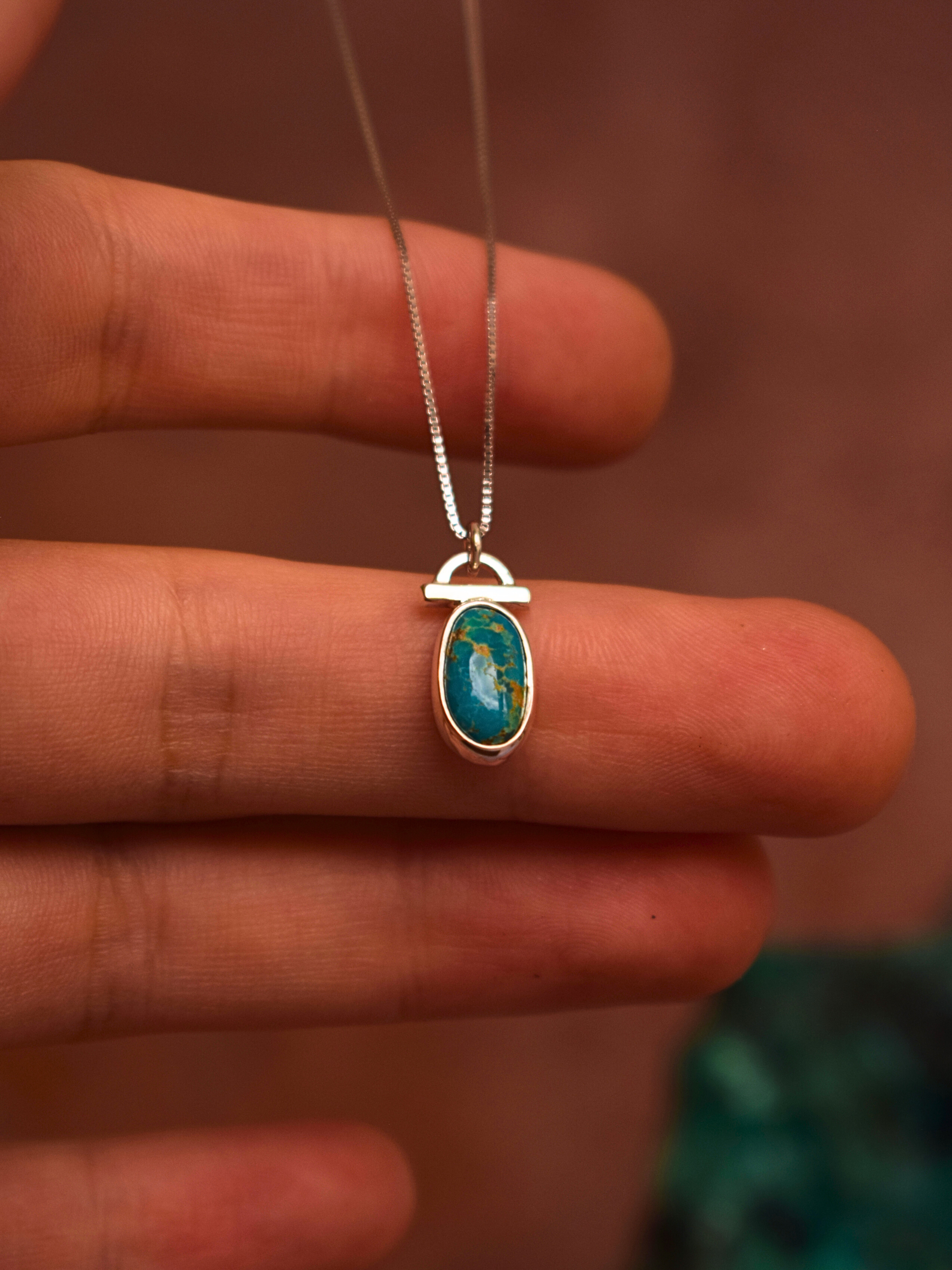 Nurture Pendant - Carico Lake Turquoise