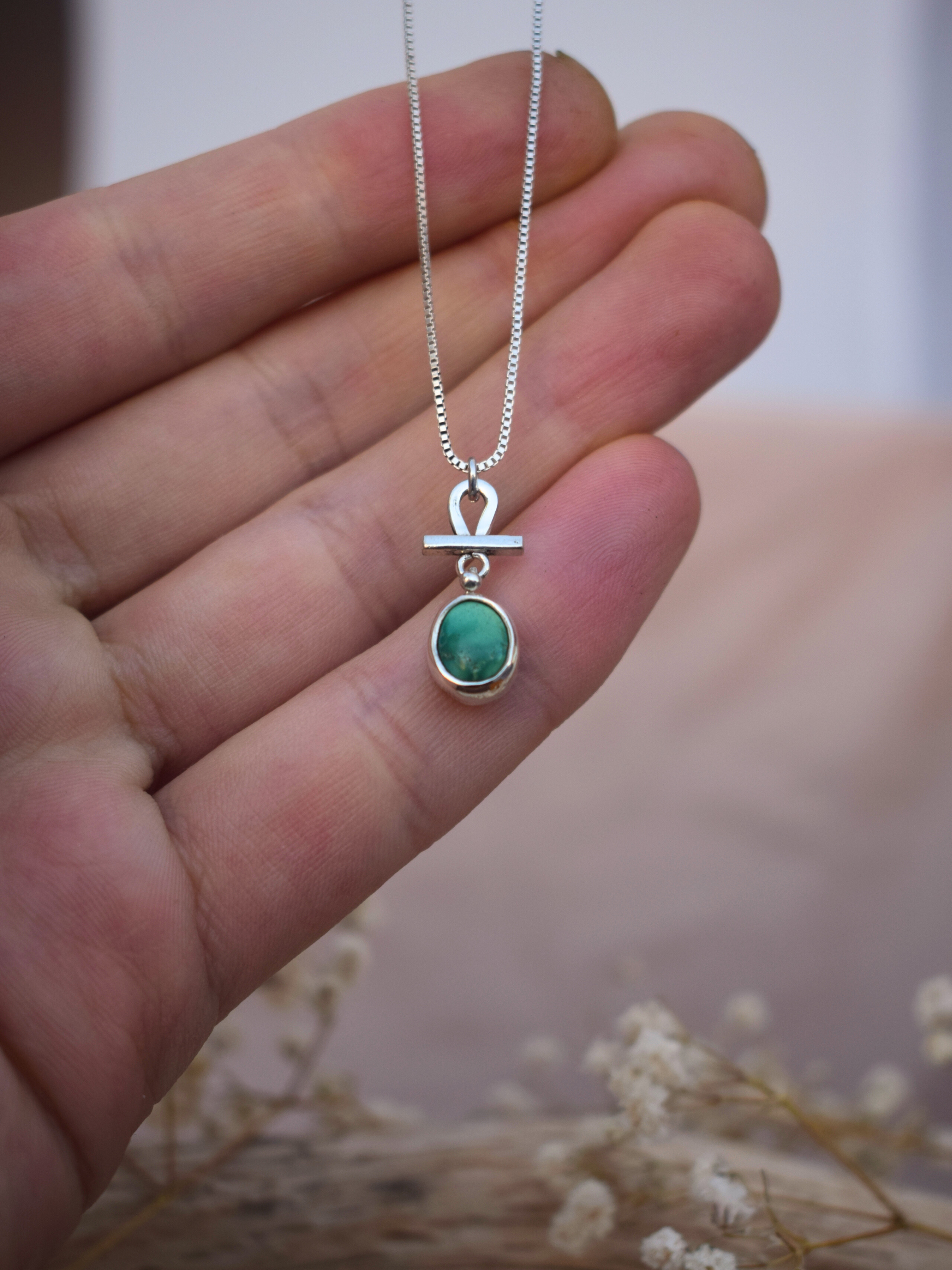 Vita Pendant - Emerald Valley Turquoise