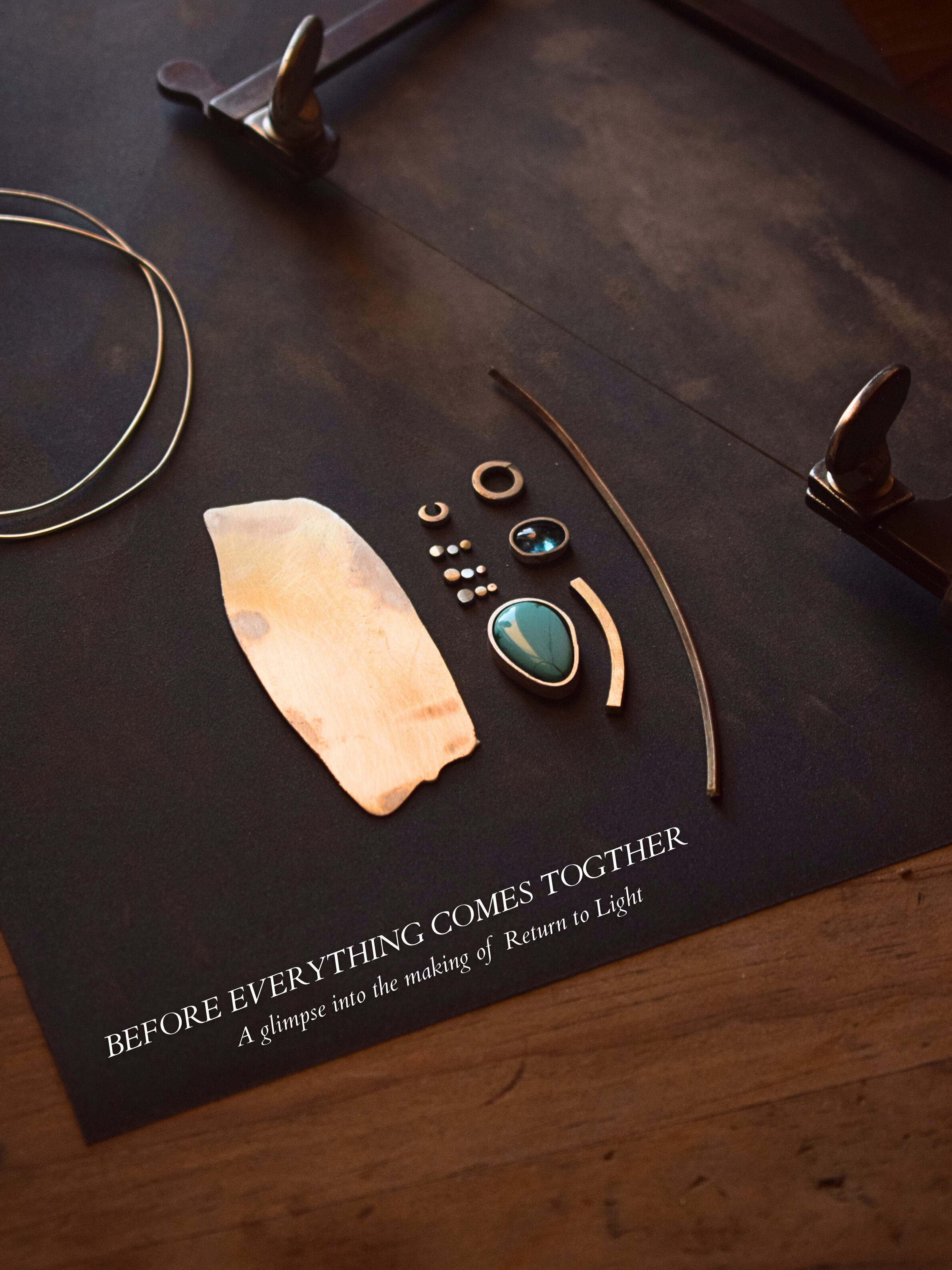 The Light Guardian Necklace - Royston Turquoise and Teal Kyanite