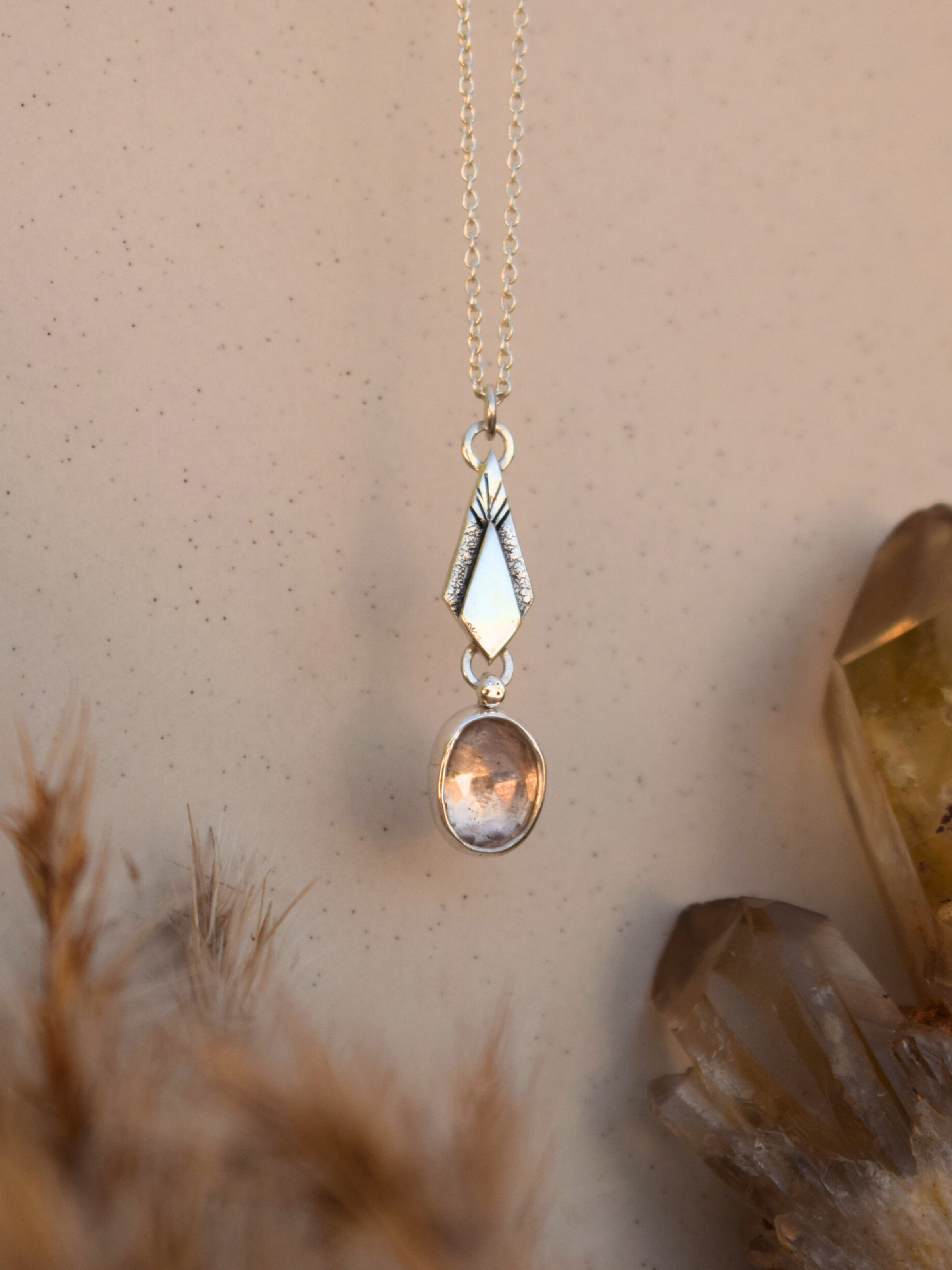Gracefall Necklace - Imperial Topaz