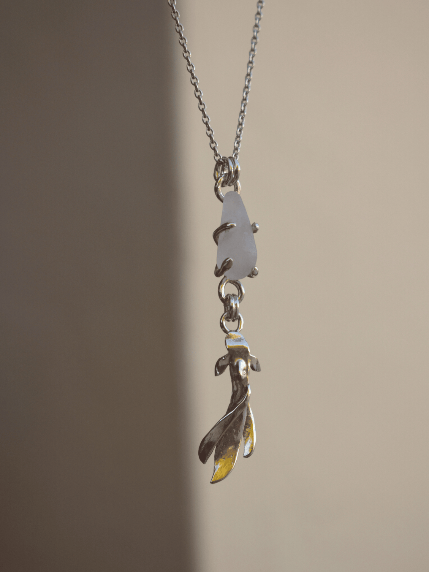 Koi Spirit Necklace - Sea Glass