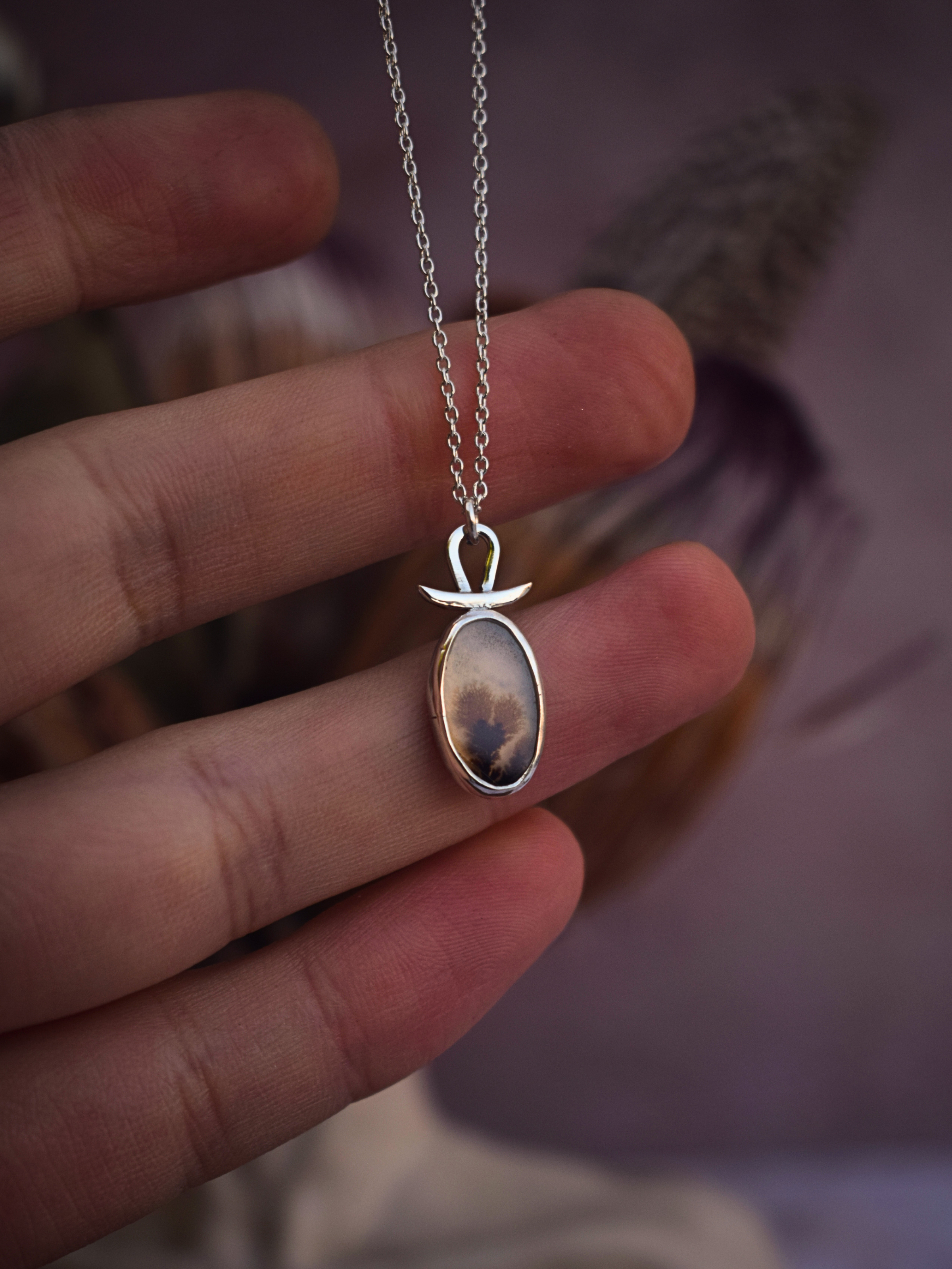 First Light Necklace | Dendritic Agate