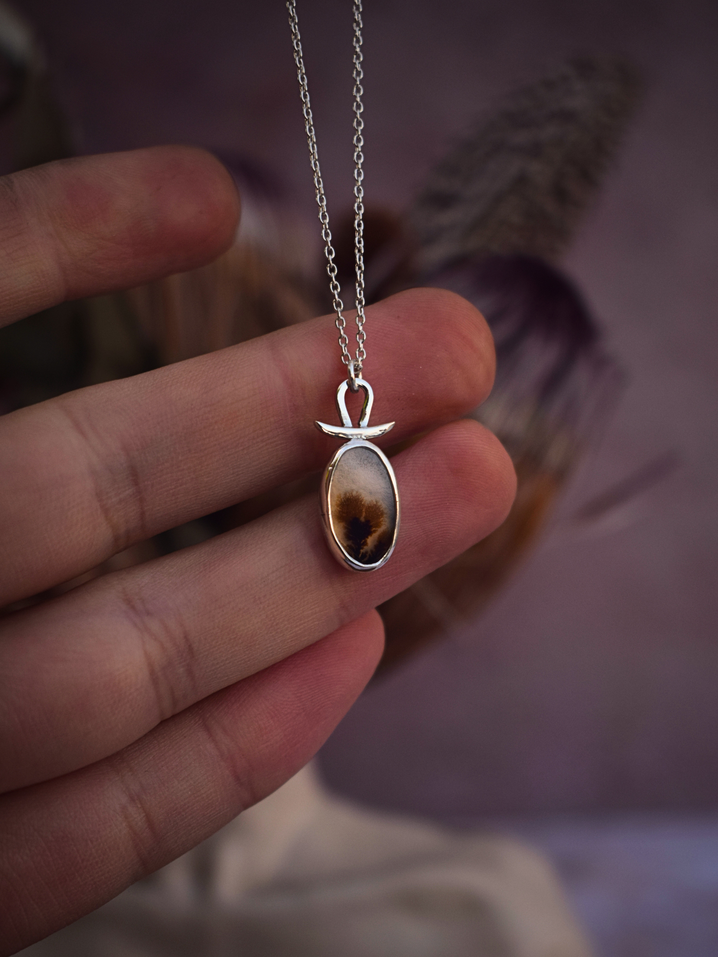 First Light Necklace | Dendritic Agate