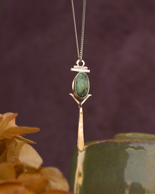 Sacred Light Necklace - New Lander Variscite 2