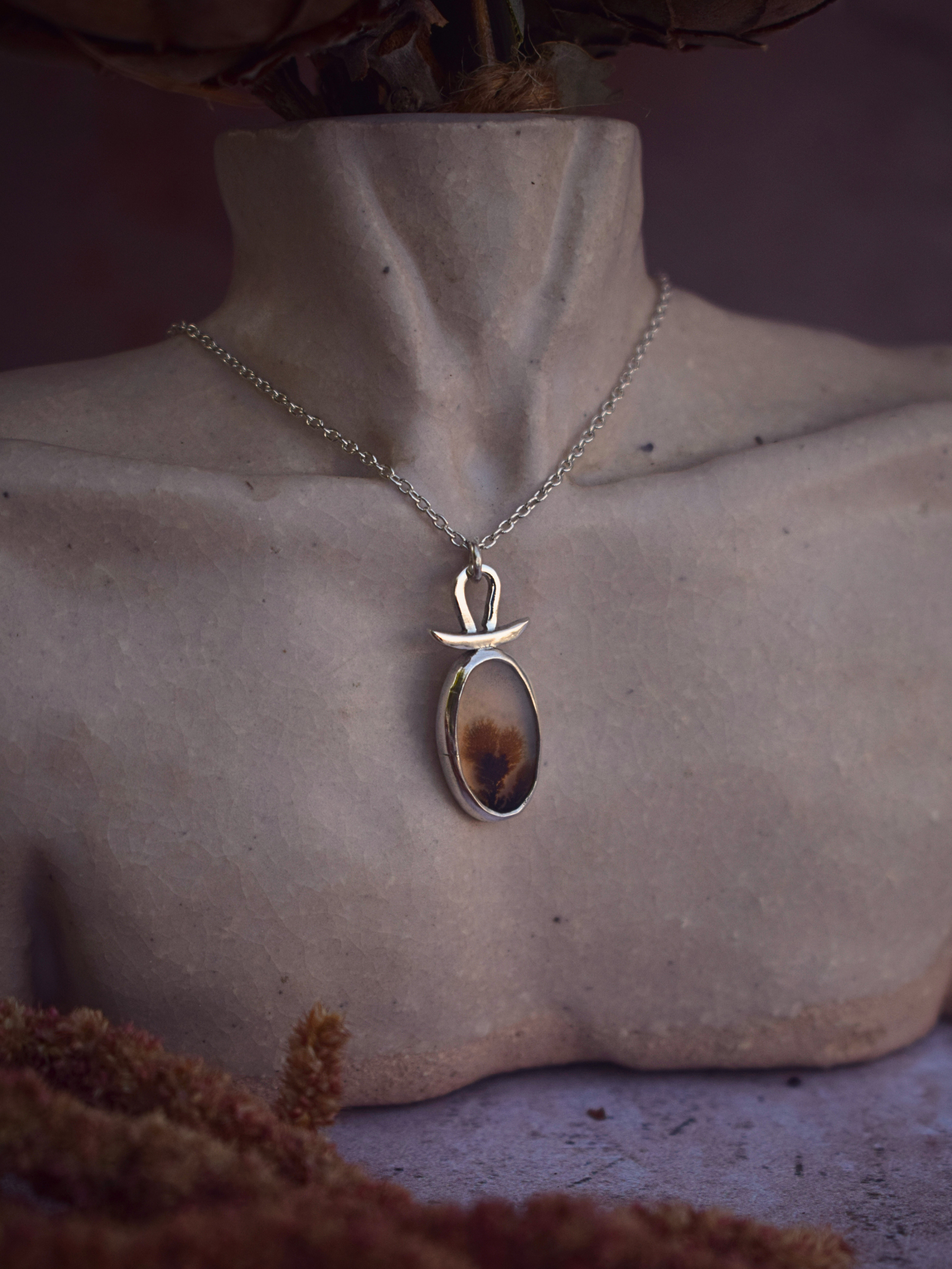 First Light Necklace | Dendritic Agate