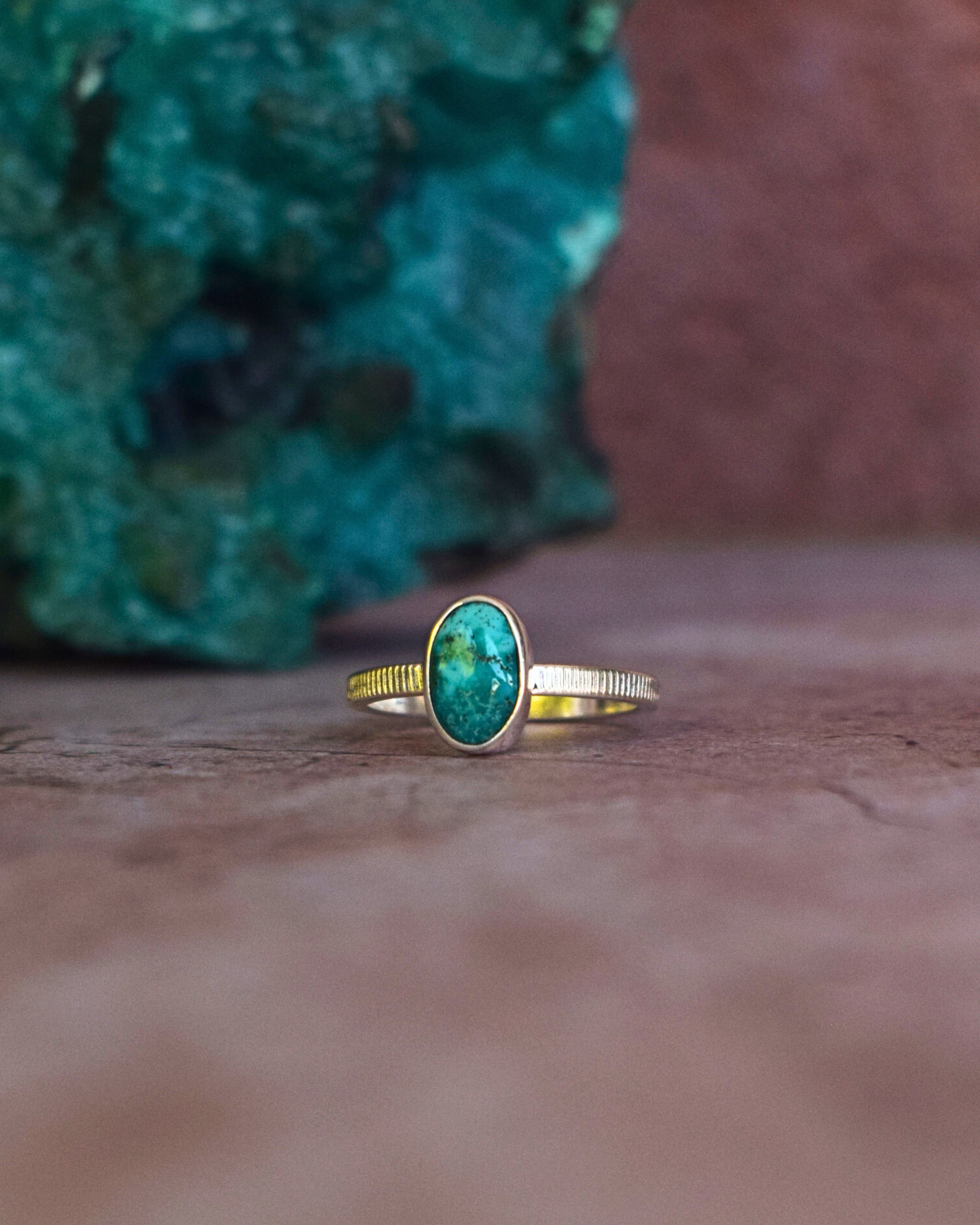 The Devotion Ring — Carico Lake Turquoise