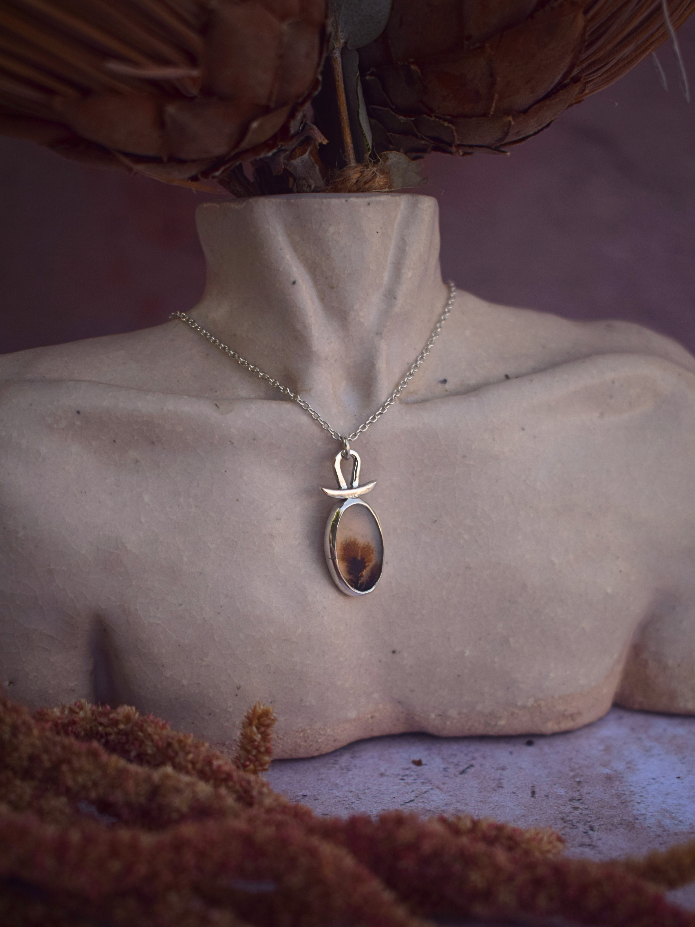 First Light Necklace | Dendritic Agate