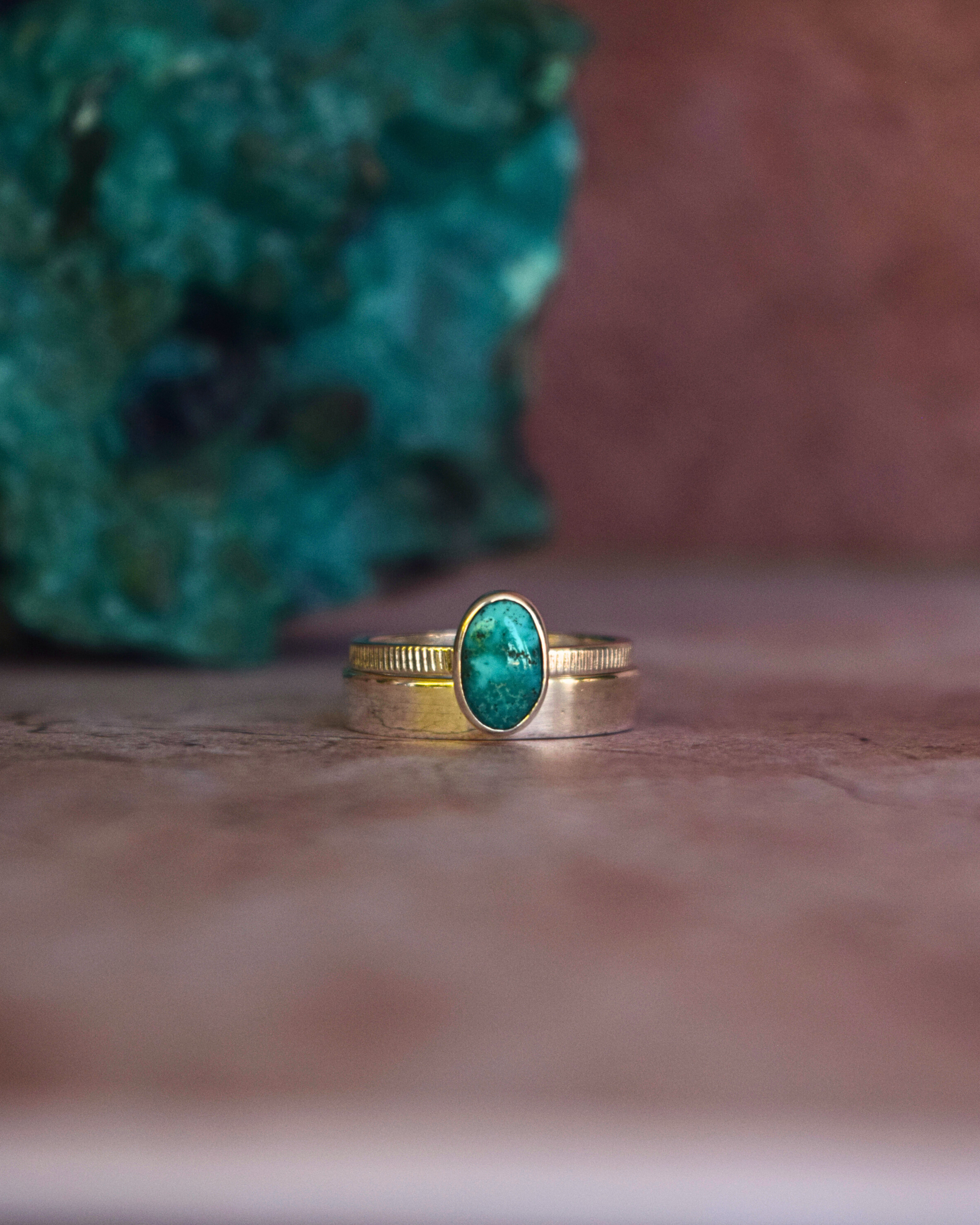The Devotion Ring — Carico Lake Turquoise