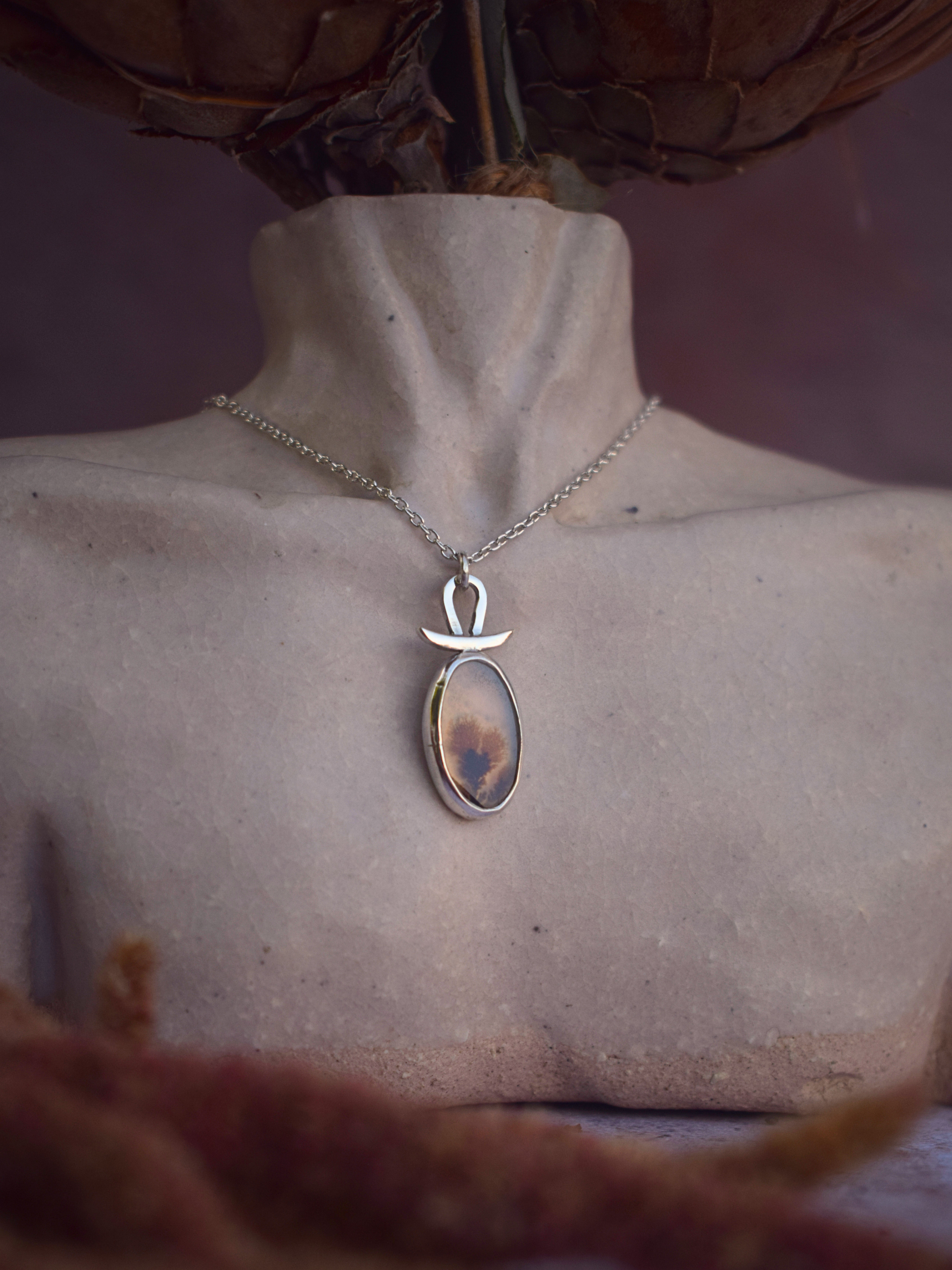 First Light Necklace | Dendritic Agate