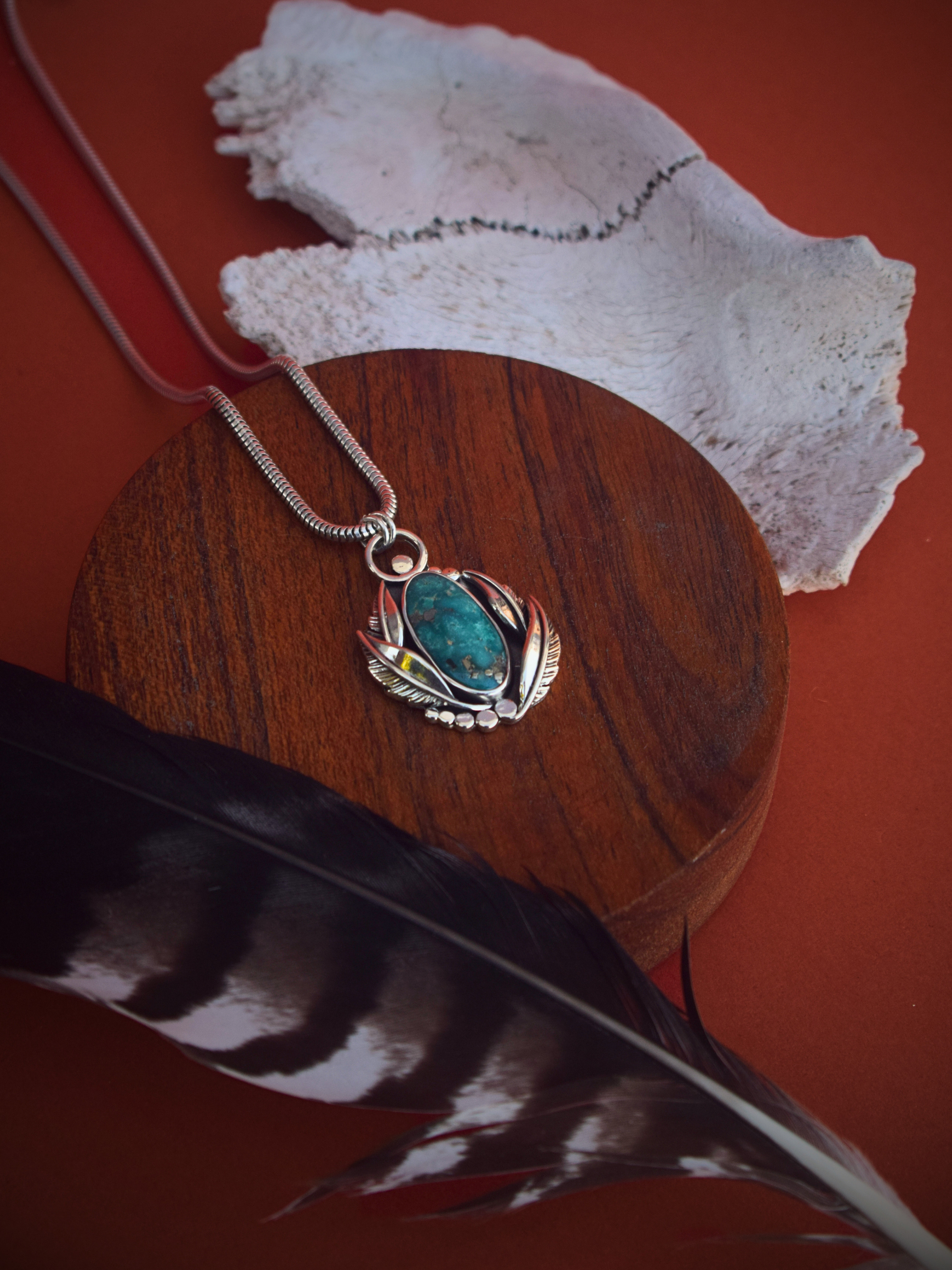 The Wilds Embrace Amulet | Carico Lake Turquoise