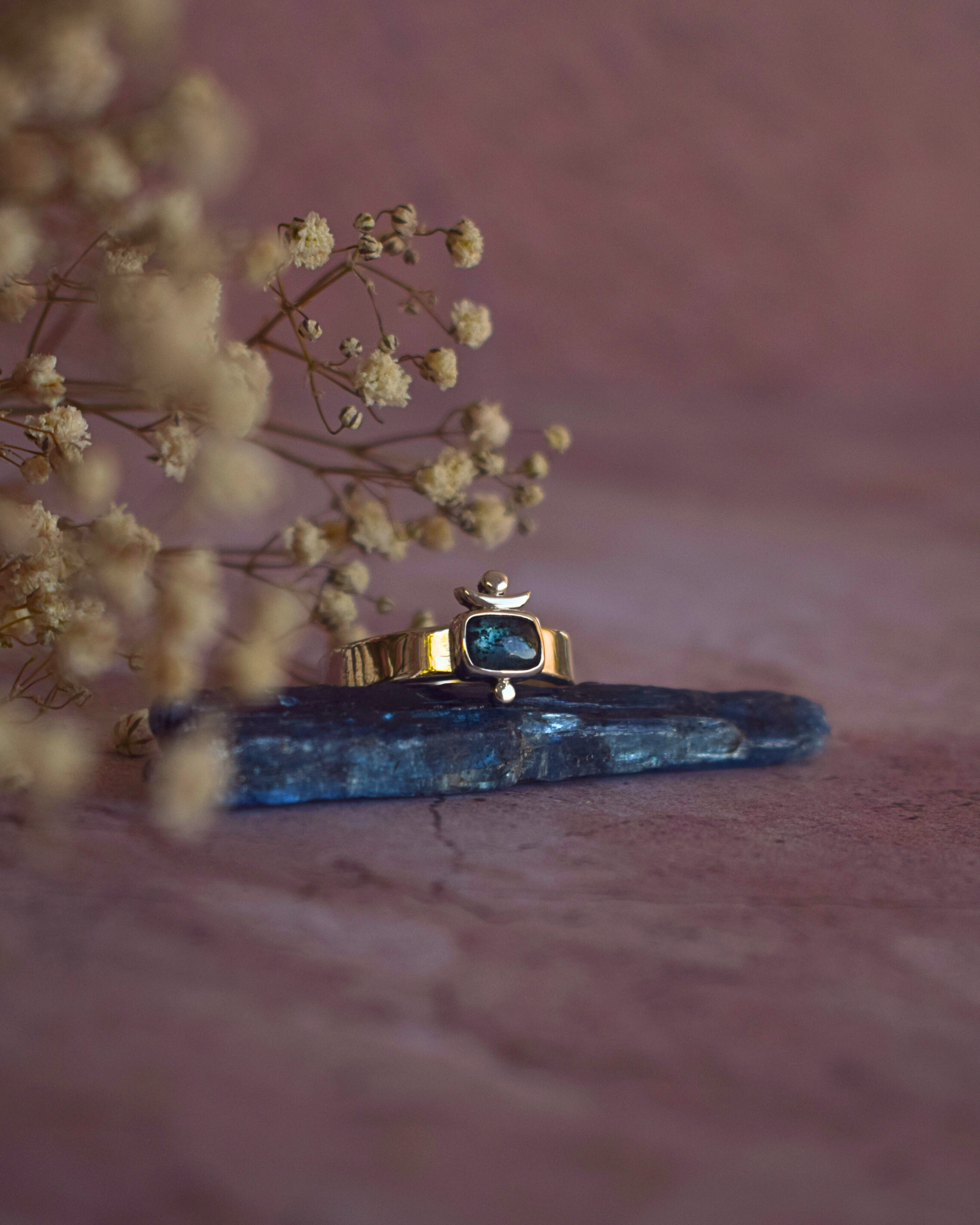 Luminary Ring - Teal Kyanite