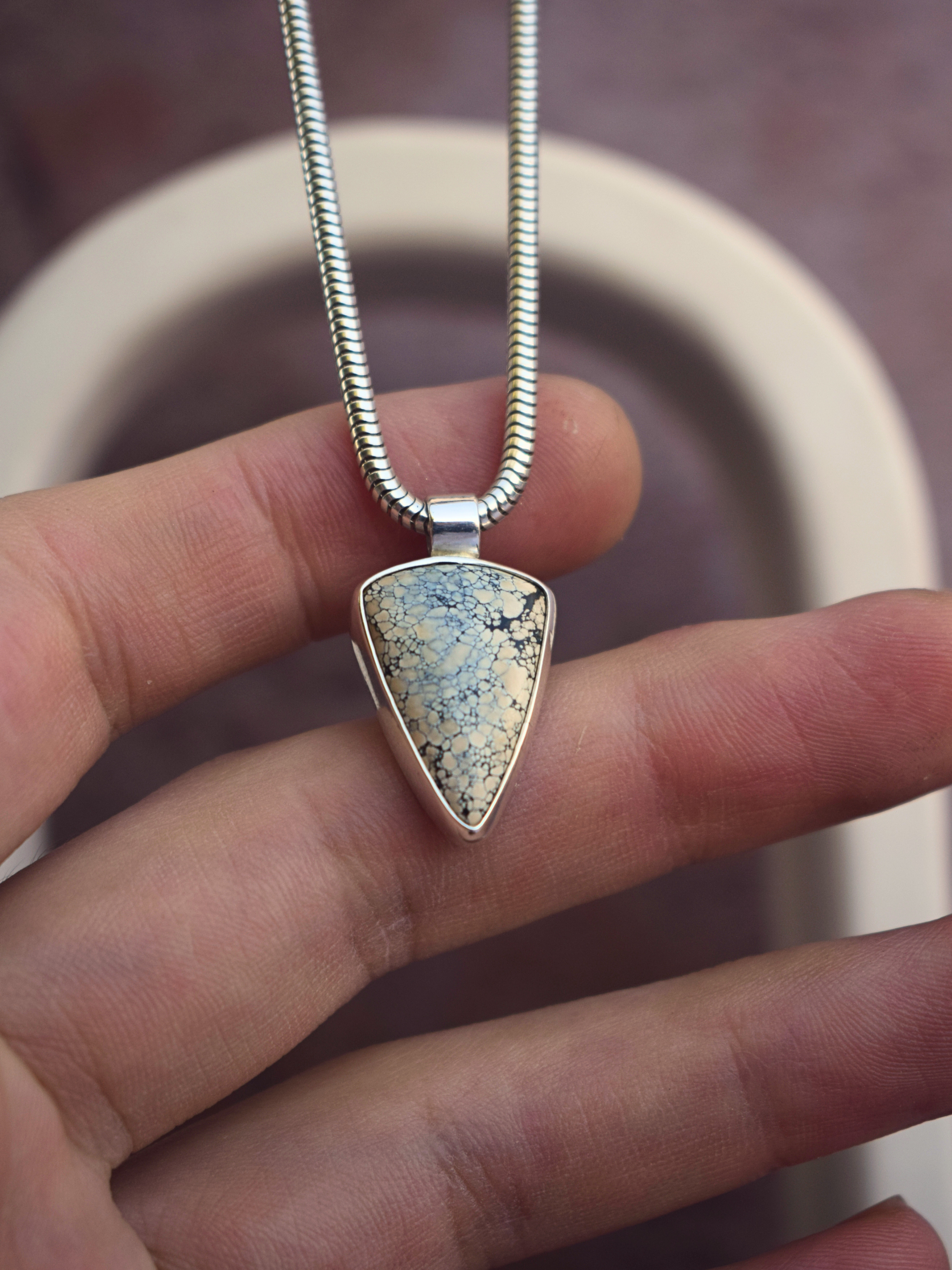 The Sovereign Light Necklace - Ivory Creek Variscite