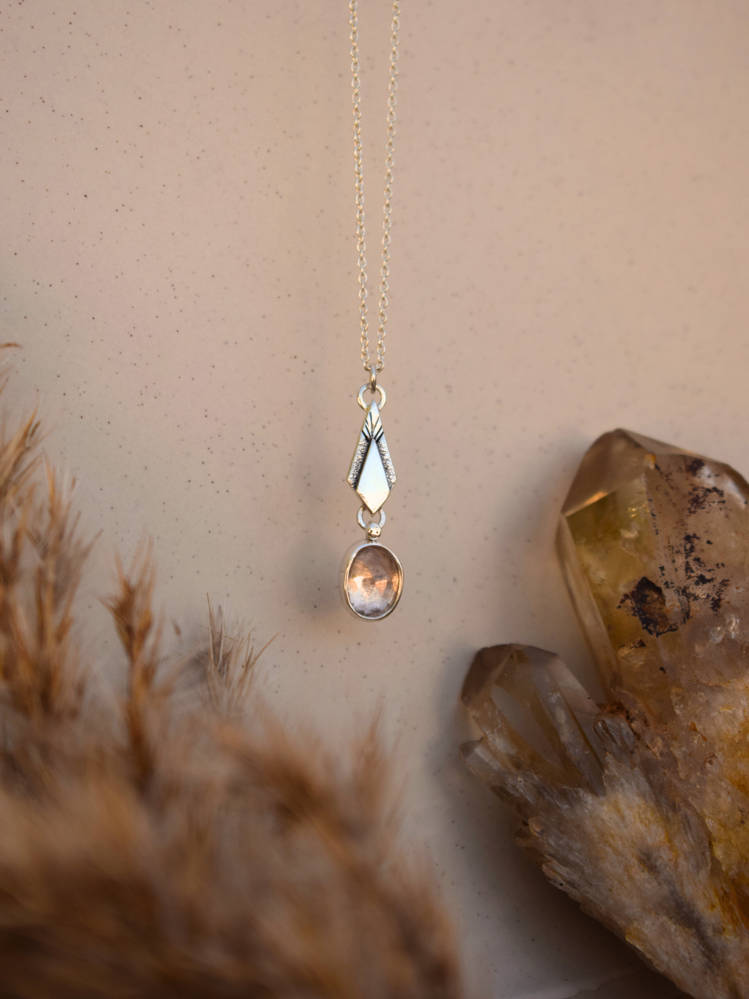 Gracefall Necklace - Imperial Topaz