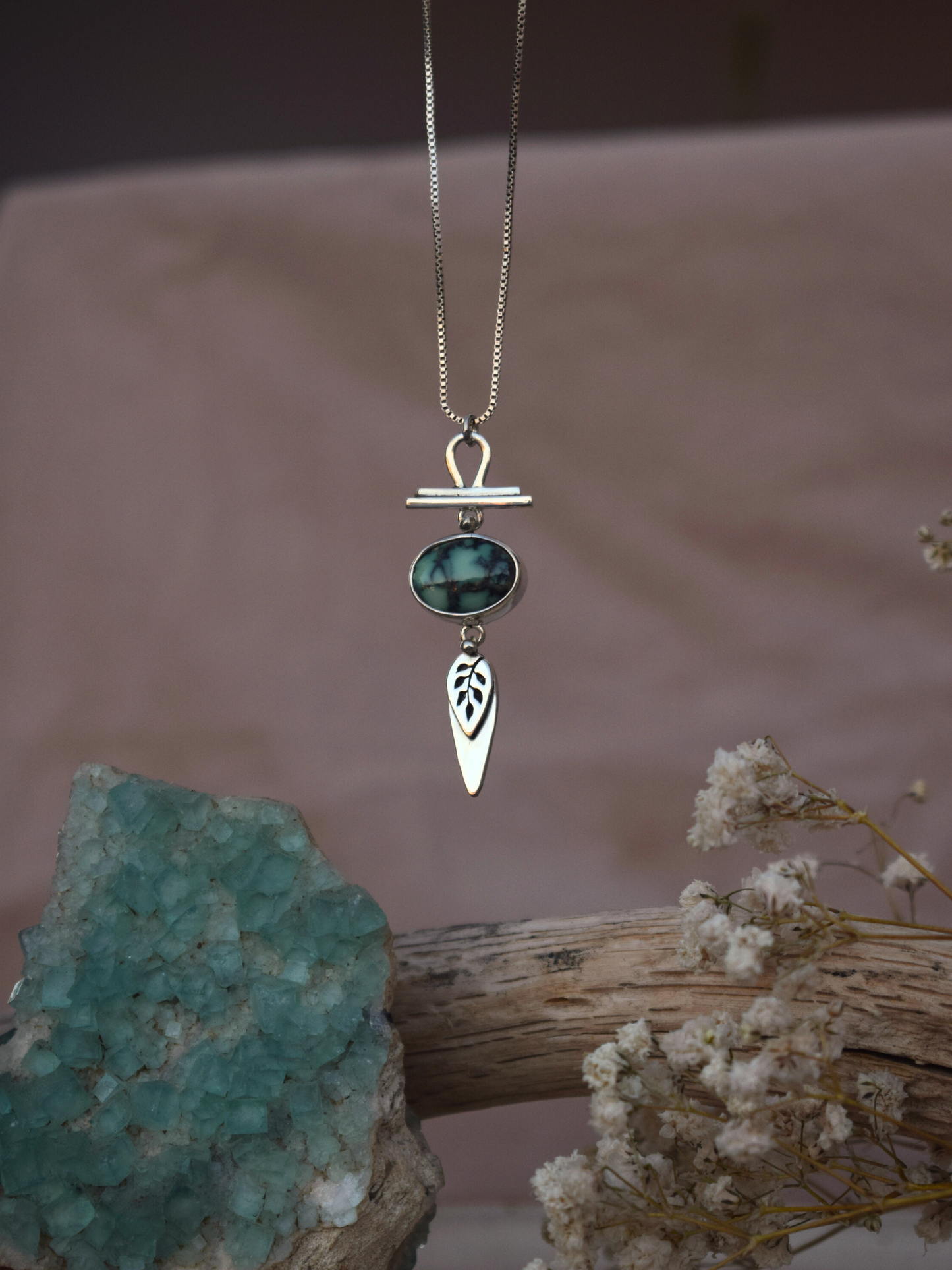Key Of Life Pendant - Variscite