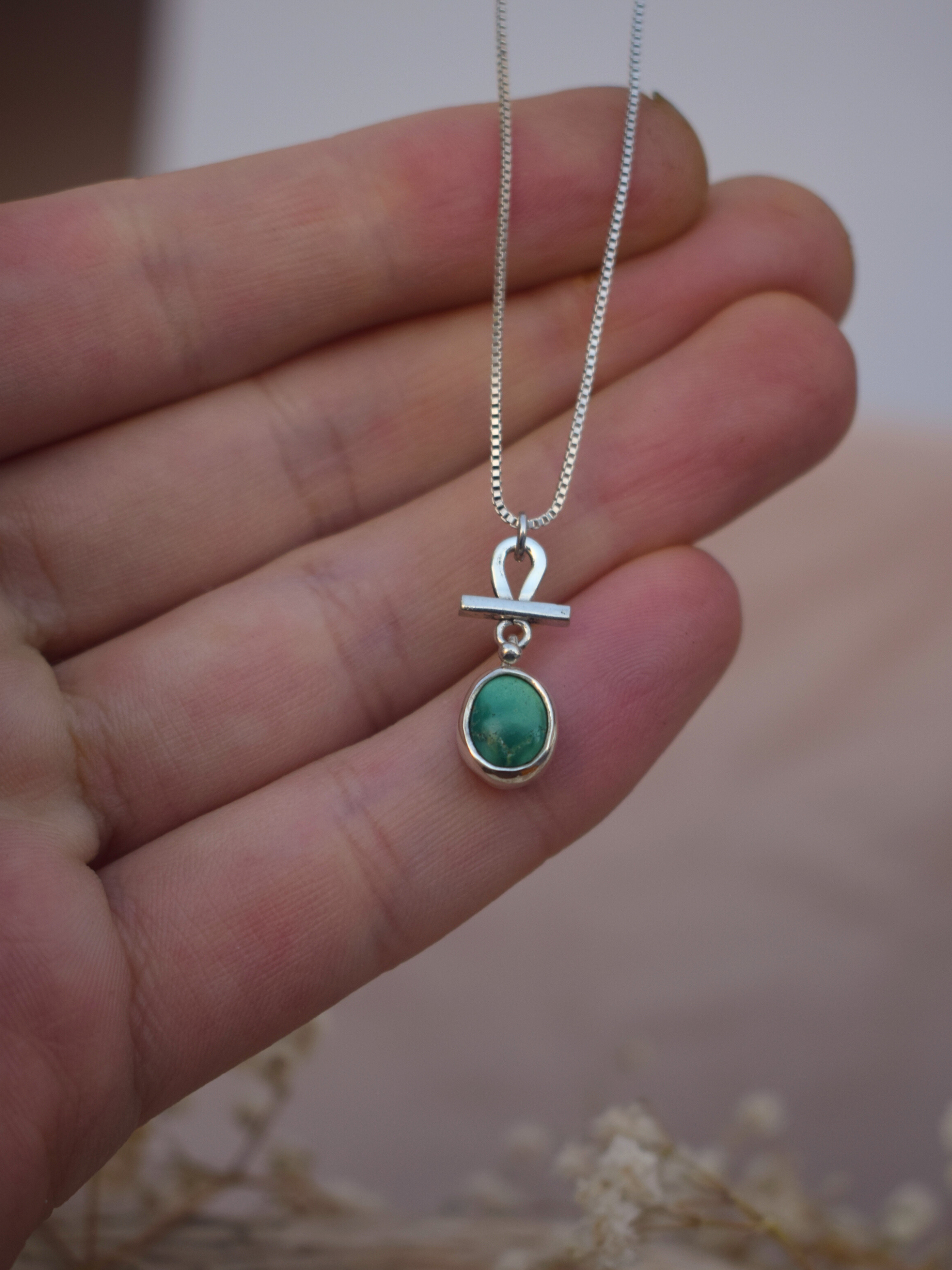 Vita Pendant - Emerald Valley Turquoise