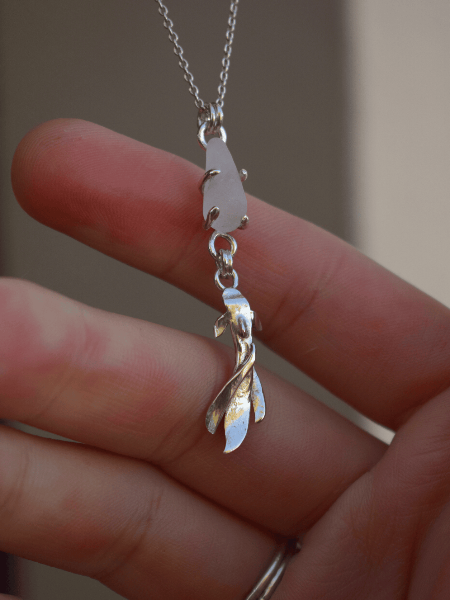 Koi Spirit Necklace - Sea Glass