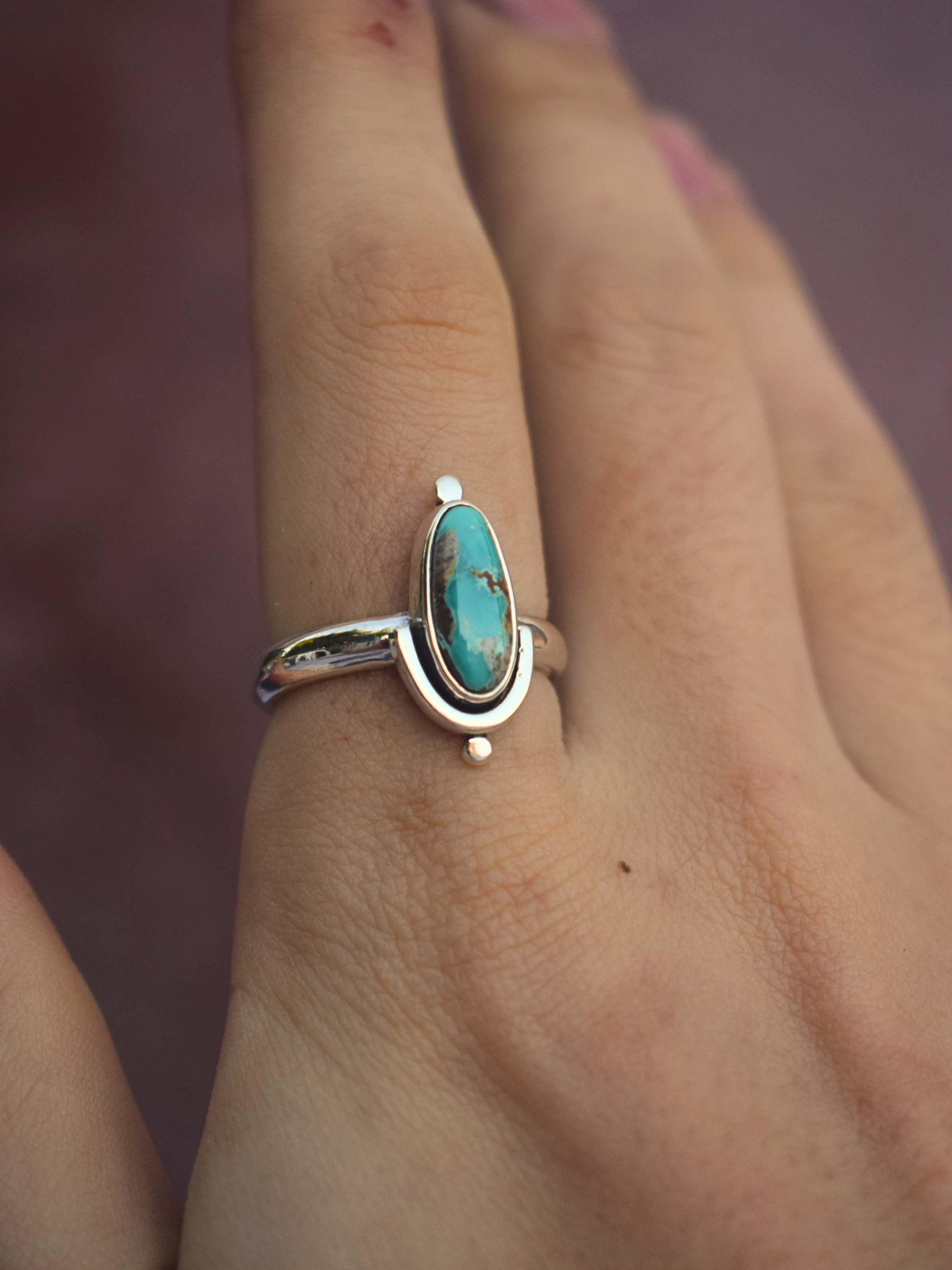 The Sovereign Ring | Fox Turquoise Size: U