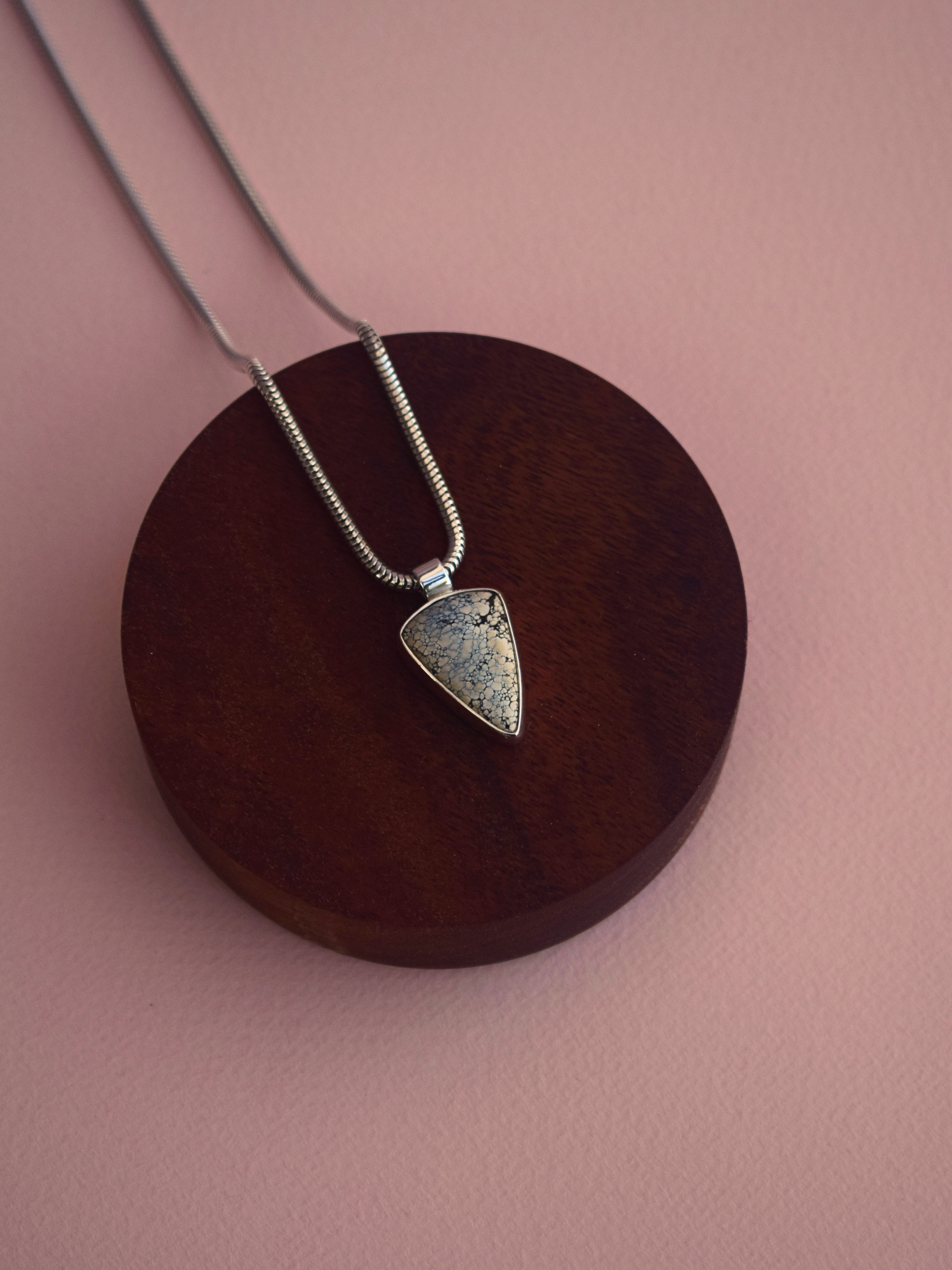 The Sovereign Light Necklace - Ivory Creek Variscite
