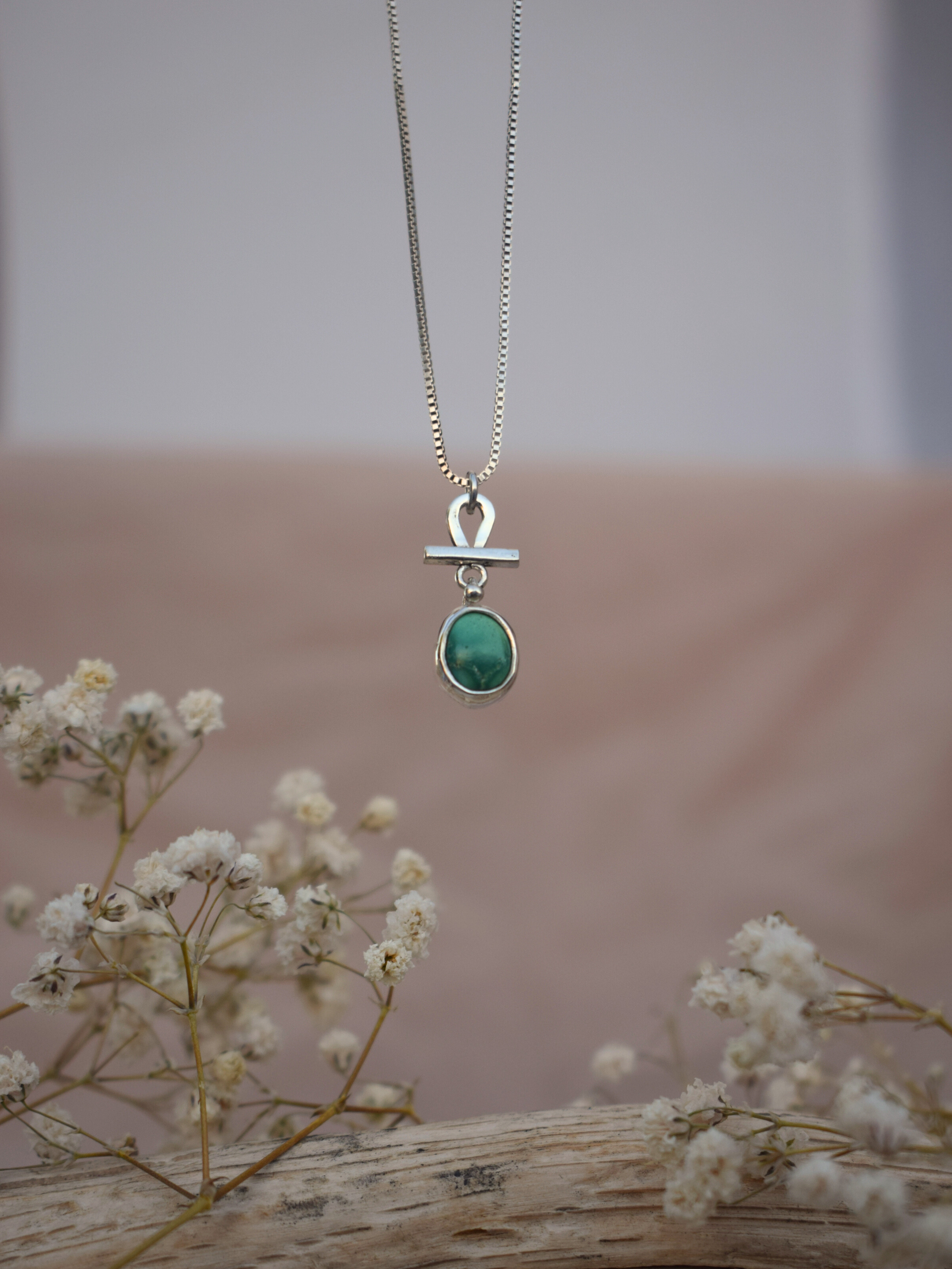 Vita Pendant - Emerald Valley Turquoise