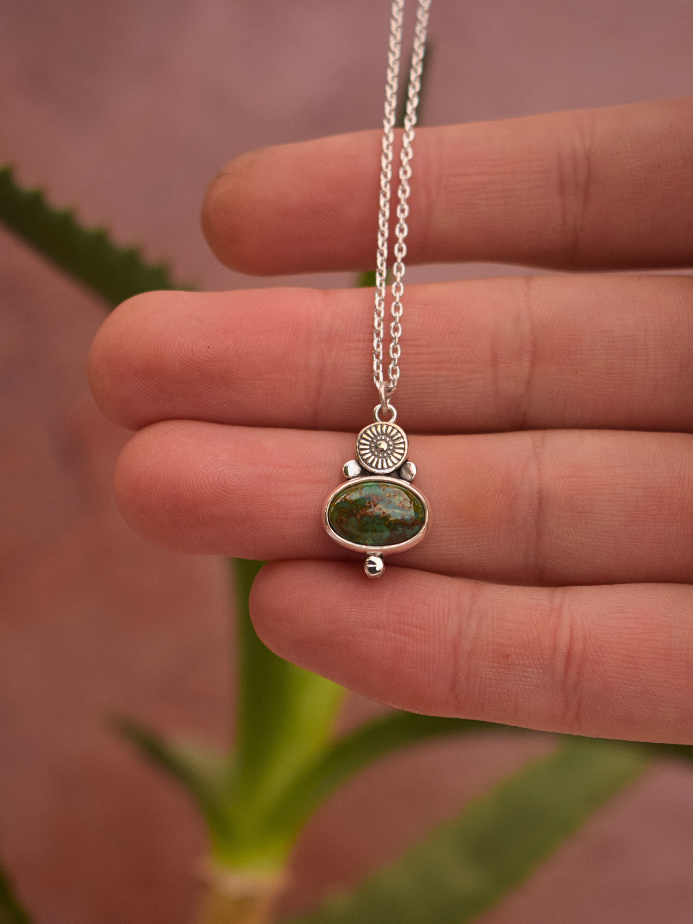 Gaia Necklace - Sierra Bella Turquoise