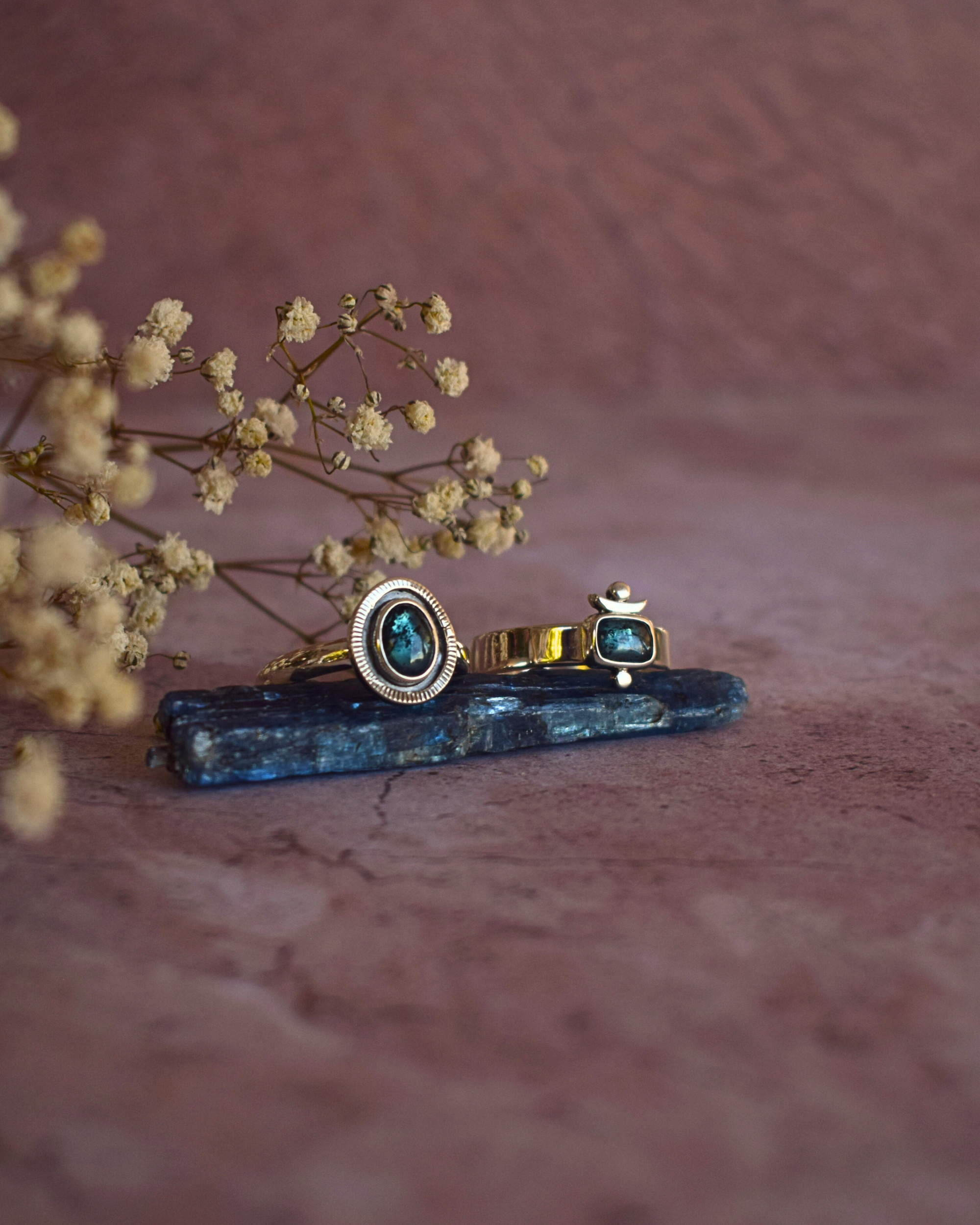 Luminary Ring - Teal Kyanite