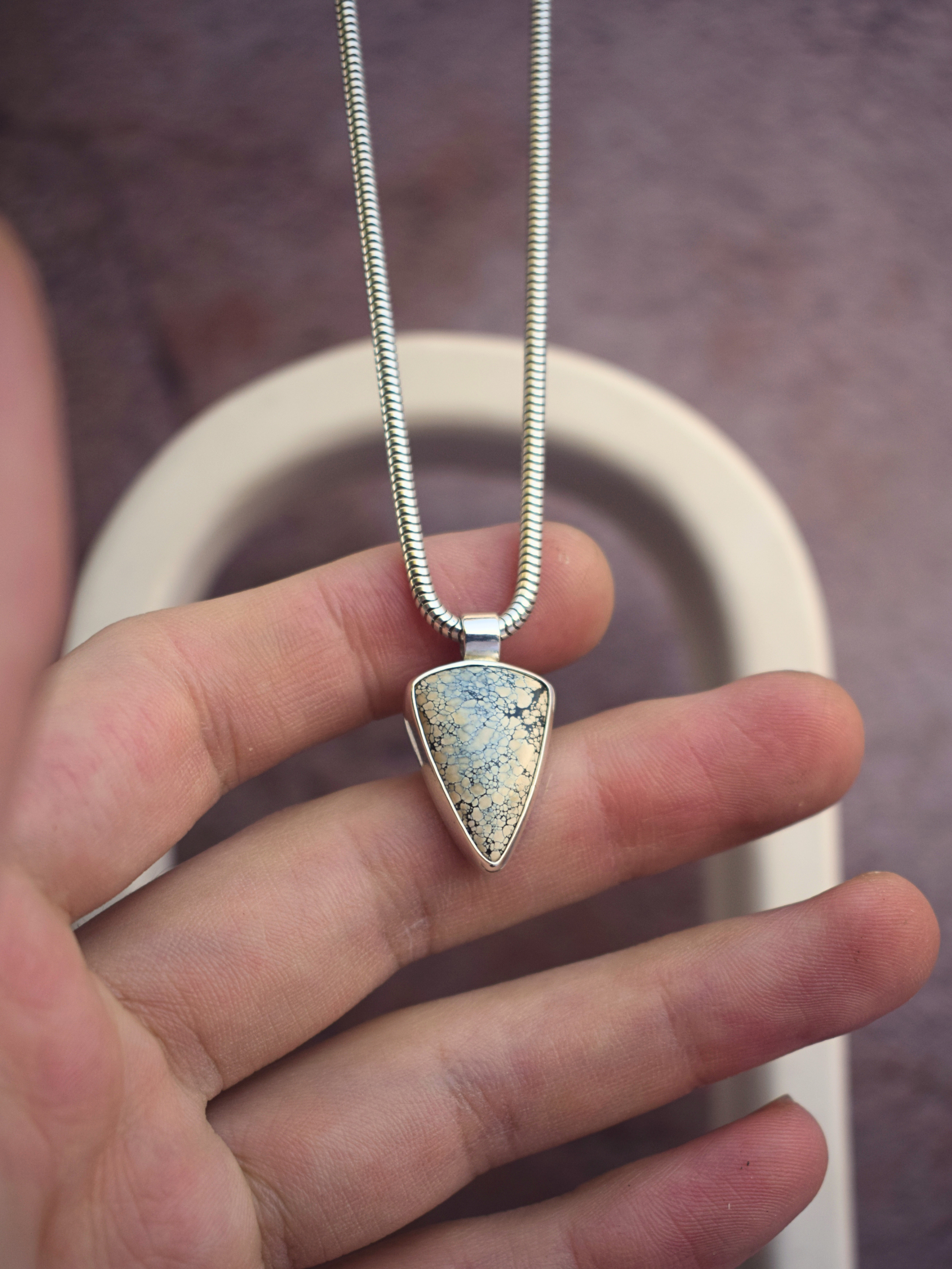 The Sovereign Light Necklace - Ivory Creek Variscite