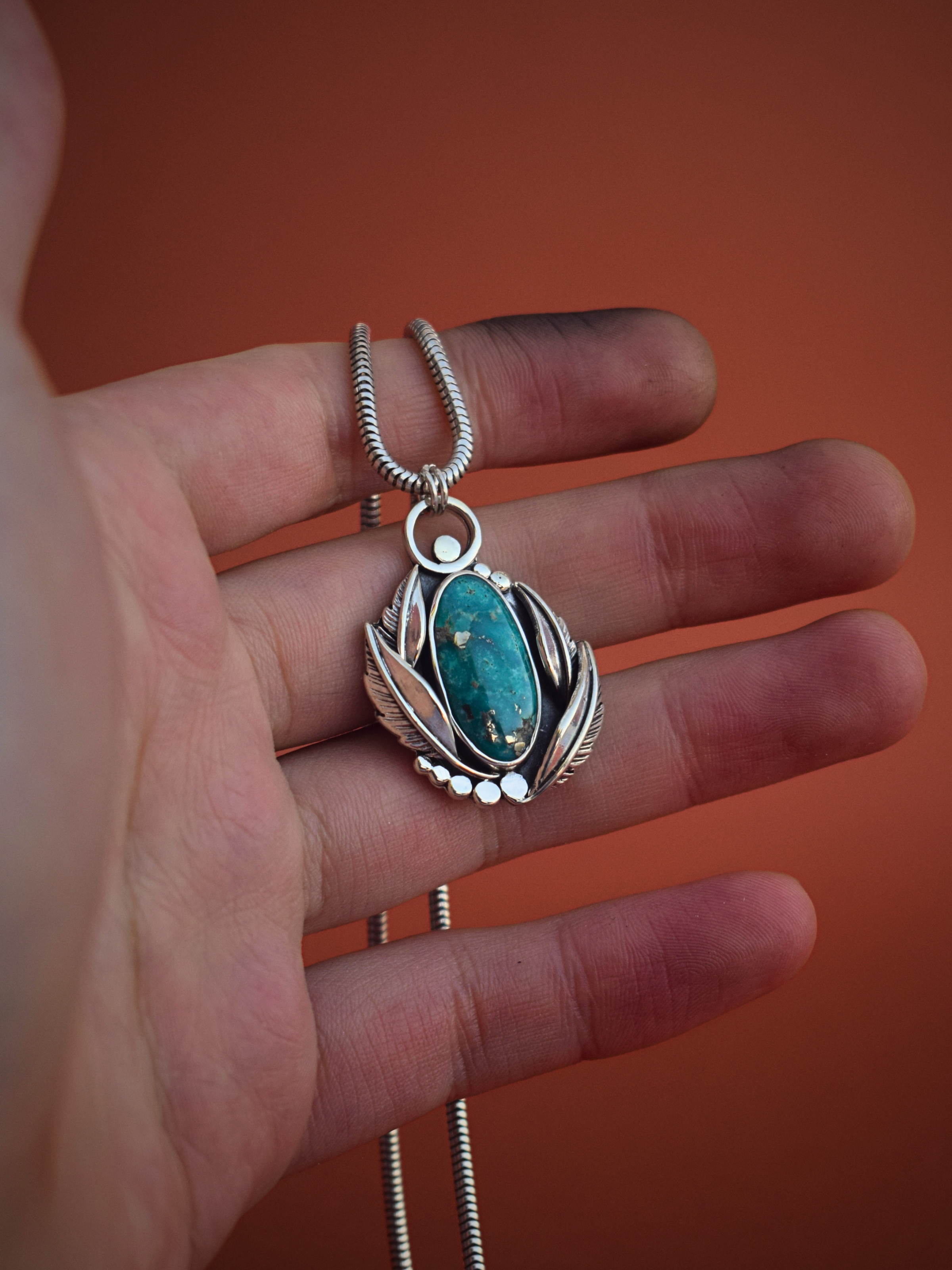 The Wilds Embrace Amulet | Carico Lake Turquoise