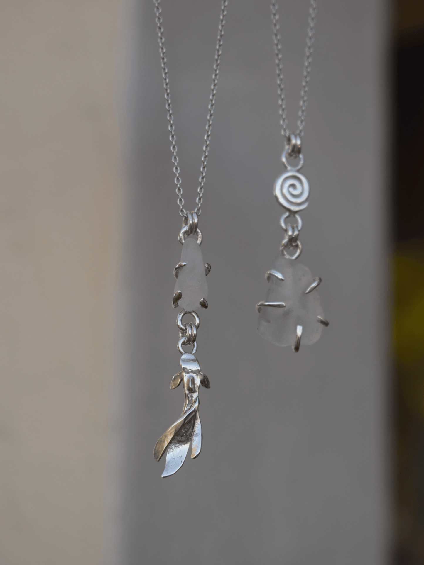 Koi Spirit Necklace - Sea Glass