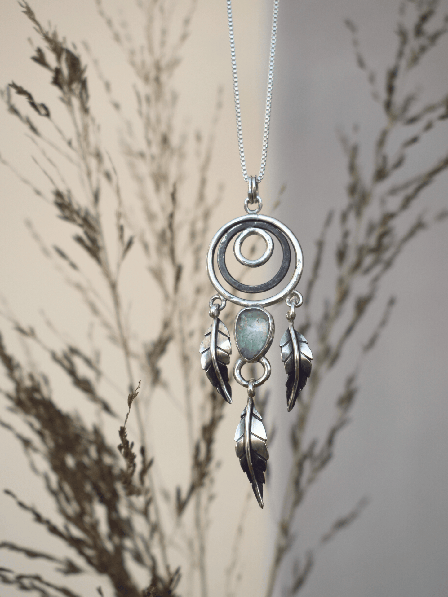 Willow Necklace - Mint Kyanite