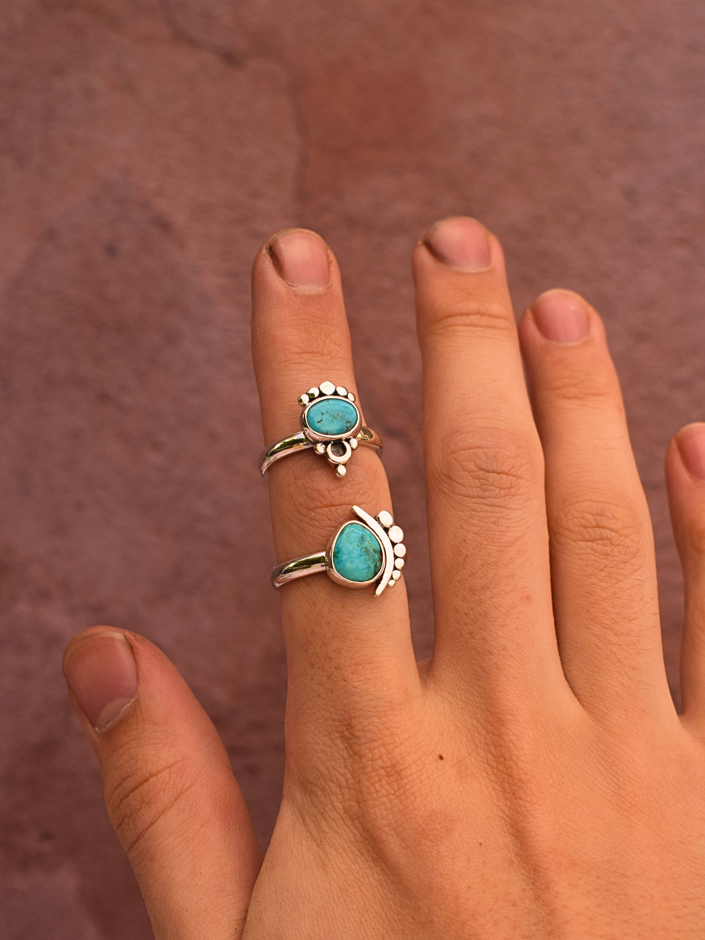 Lakshmi Ring - Sierra Bella Turquoise