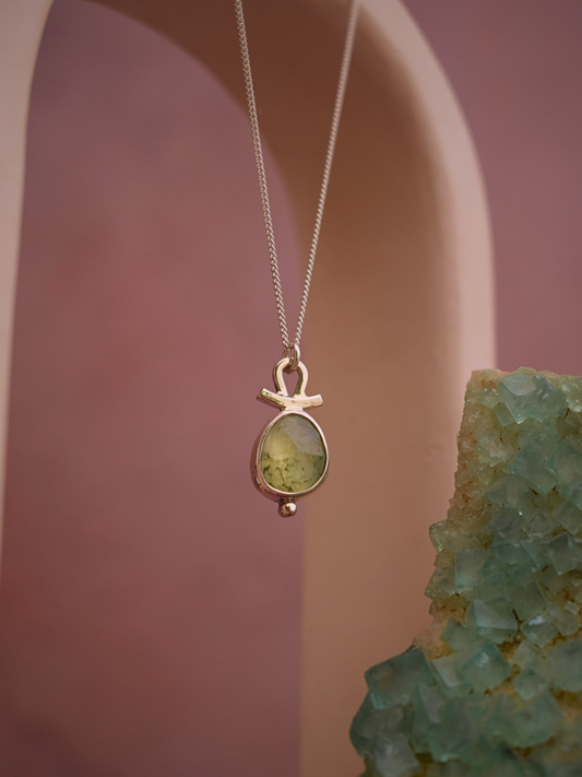 The True North Necklace | Prehnite