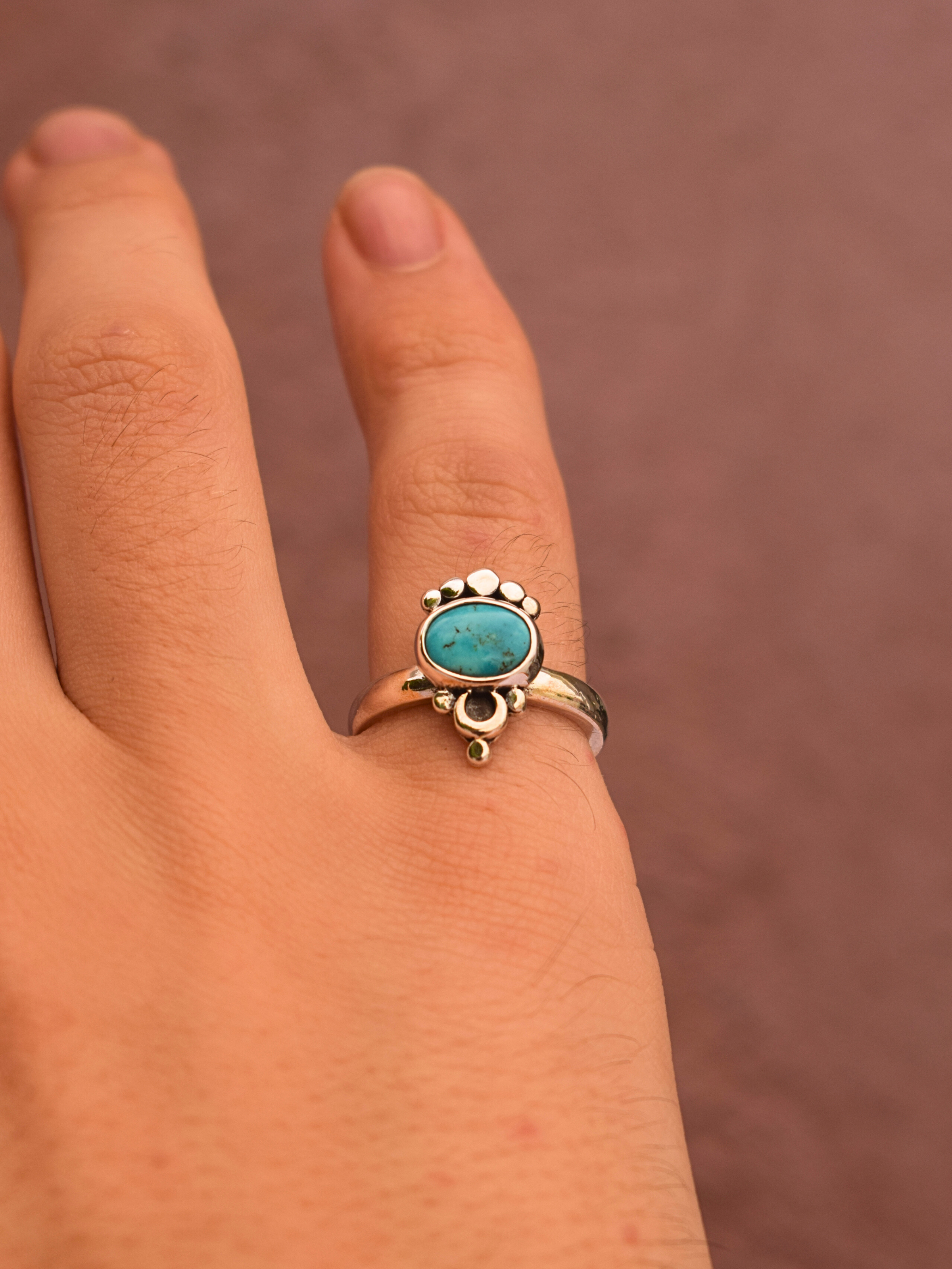 Lakshmi Ring - Sierra Bella Turquoise