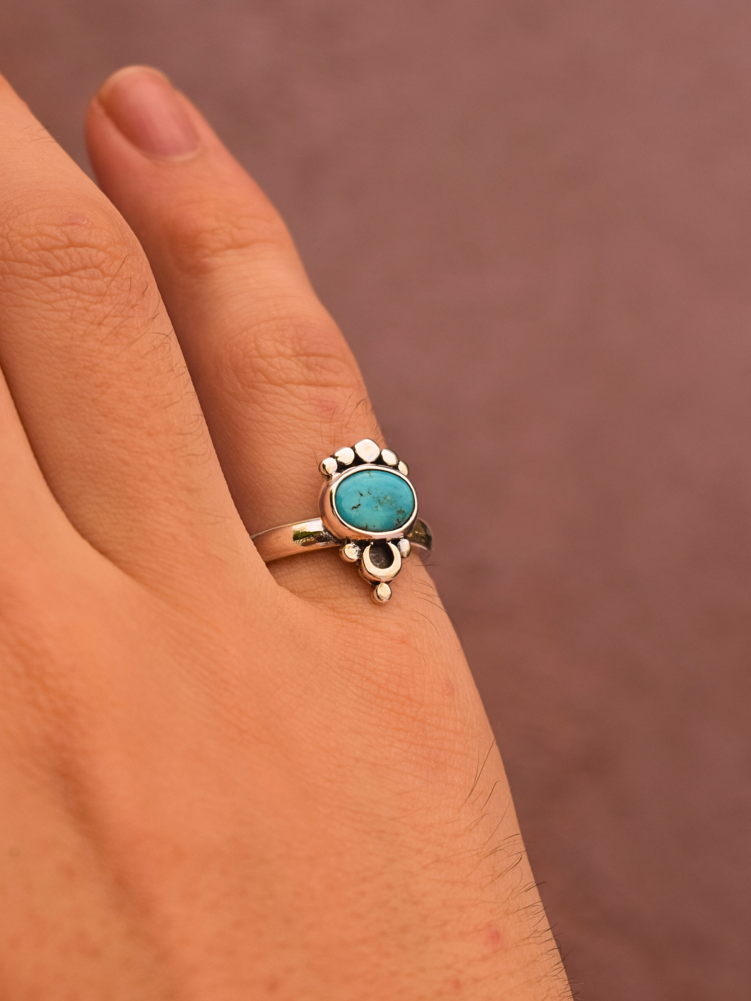 Lakshmi Ring - Sierra Bella Turquoise