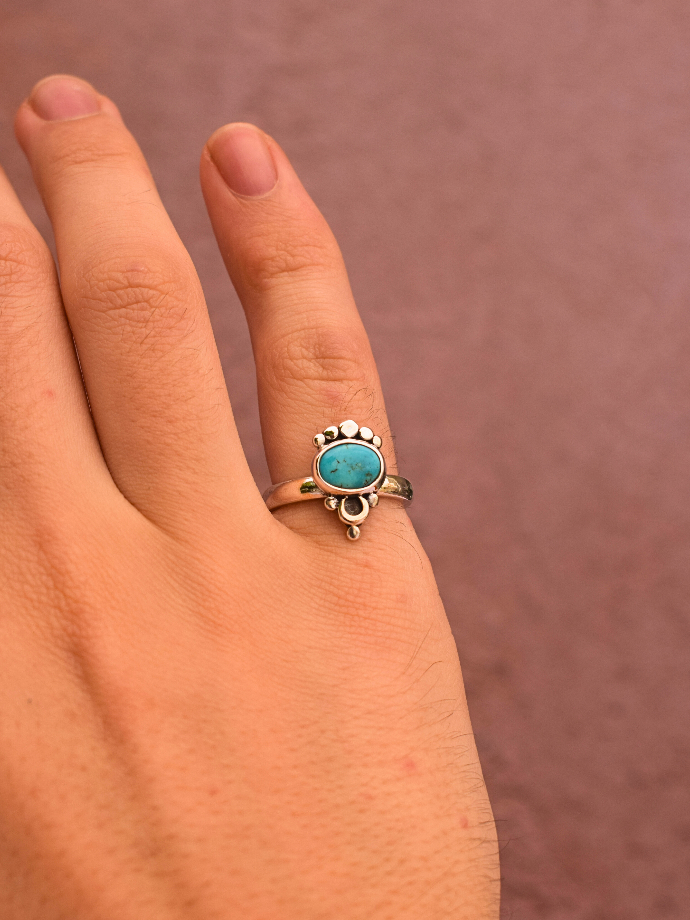 Lakshmi Ring - Sierra Bella Turquoise